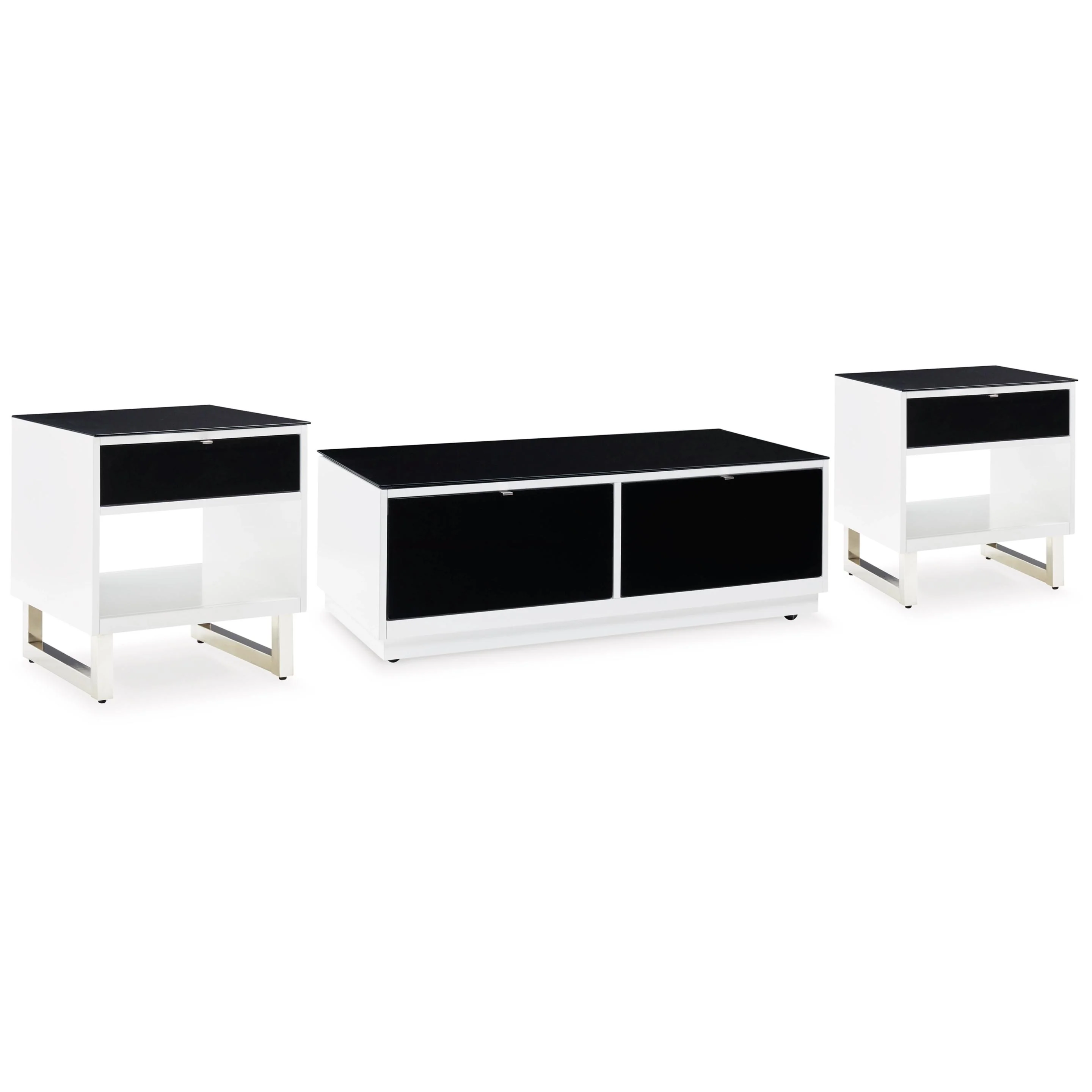 Signature Design by Ashley Gardoni T756T1 Coffee Table and 2 End Tables