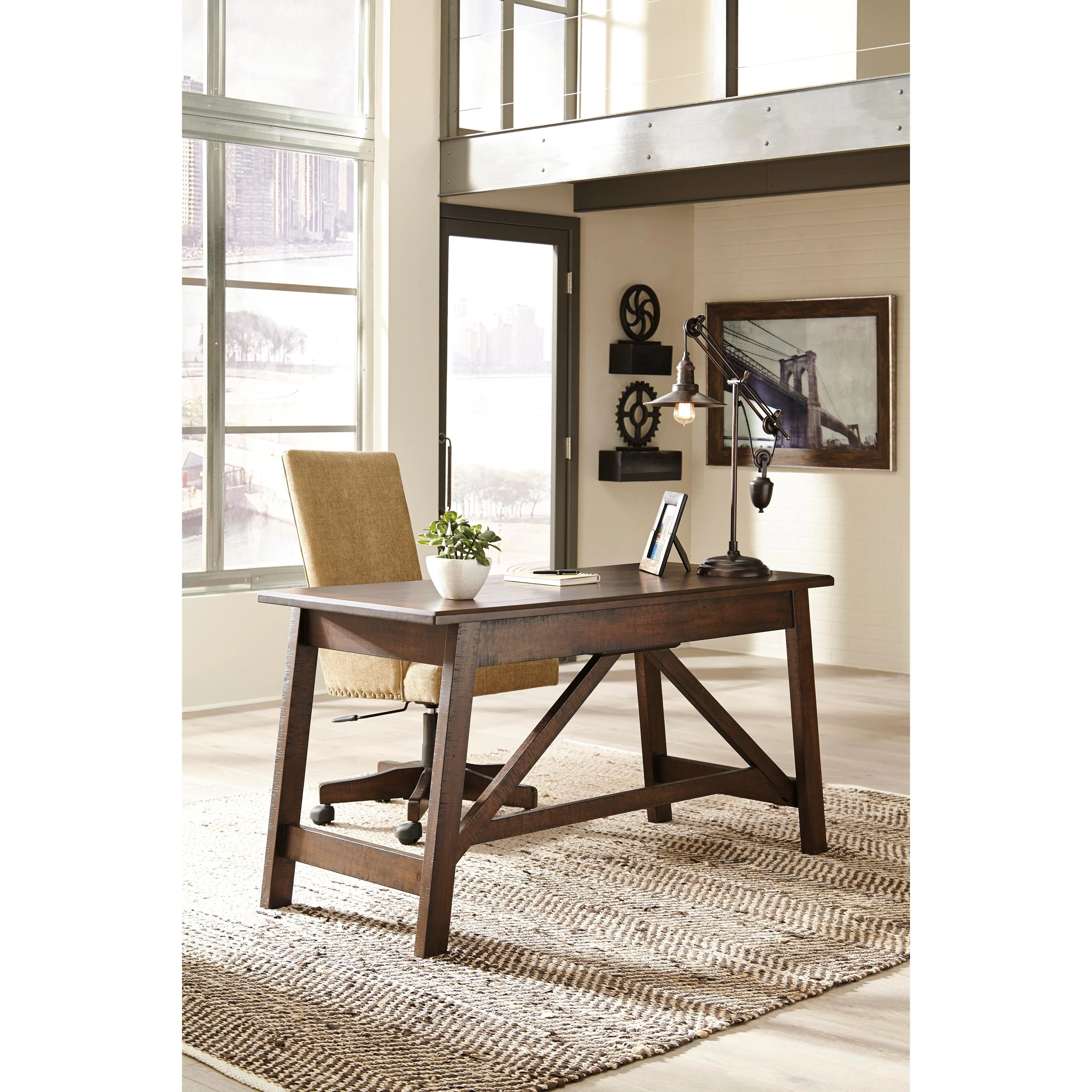 Signature Design by Ashley Baldridge H675-44 Home Office Large Leg Desk - Image 6