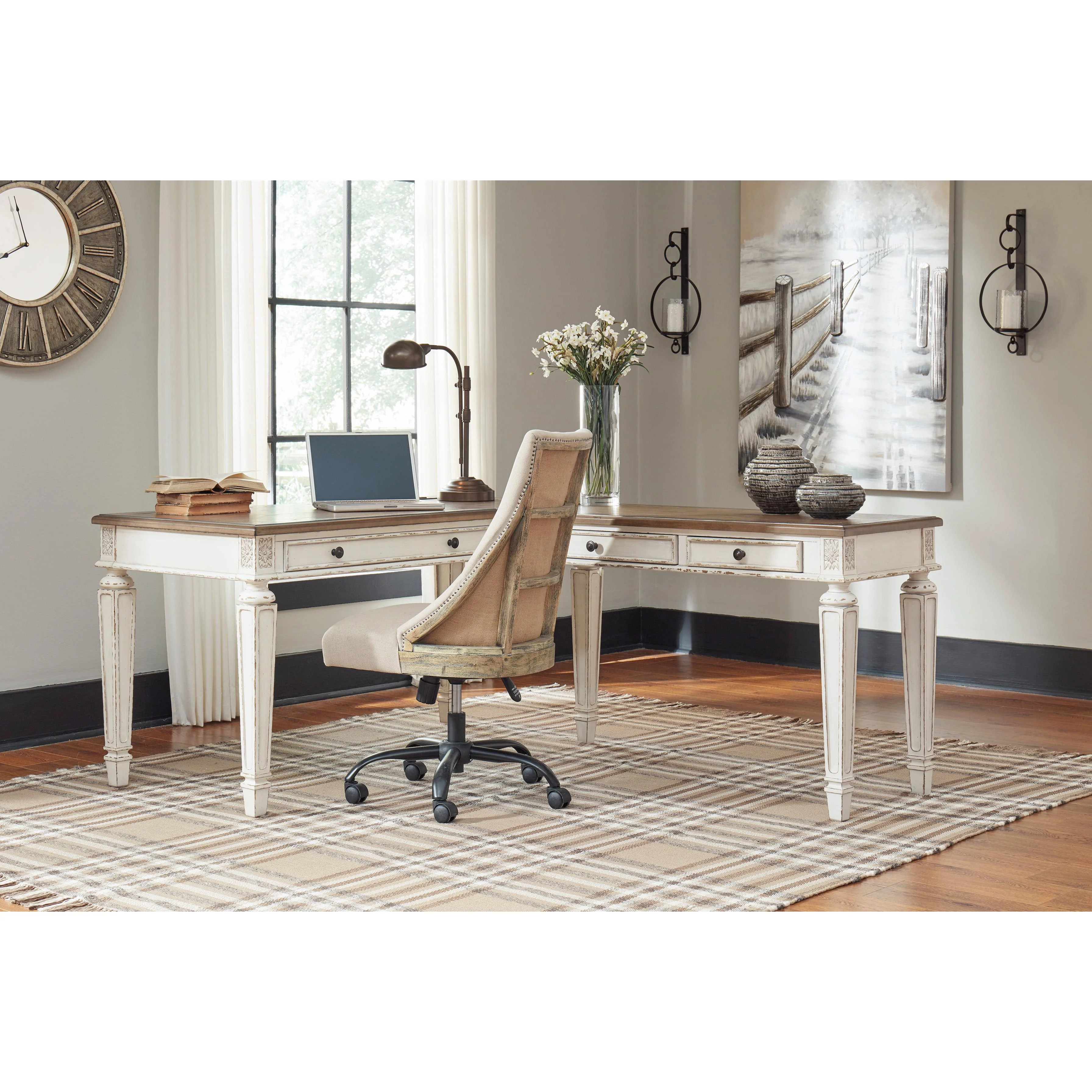 Signature Design by Ashley Realyn H743-134 Home Office Lift Top Desk - Image 11