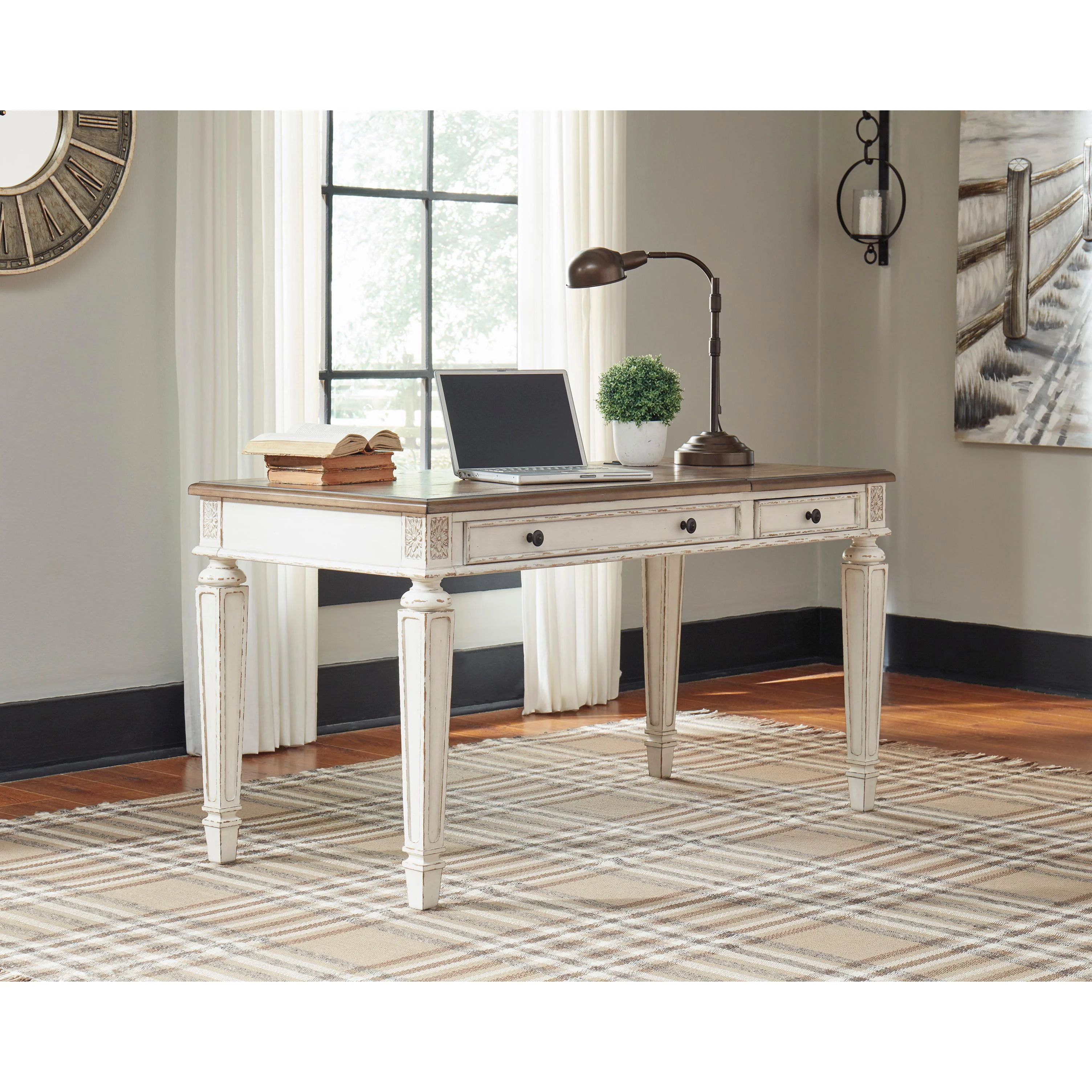 Signature Design by Ashley Realyn H743-134 Home Office Lift Top Desk - Image 3