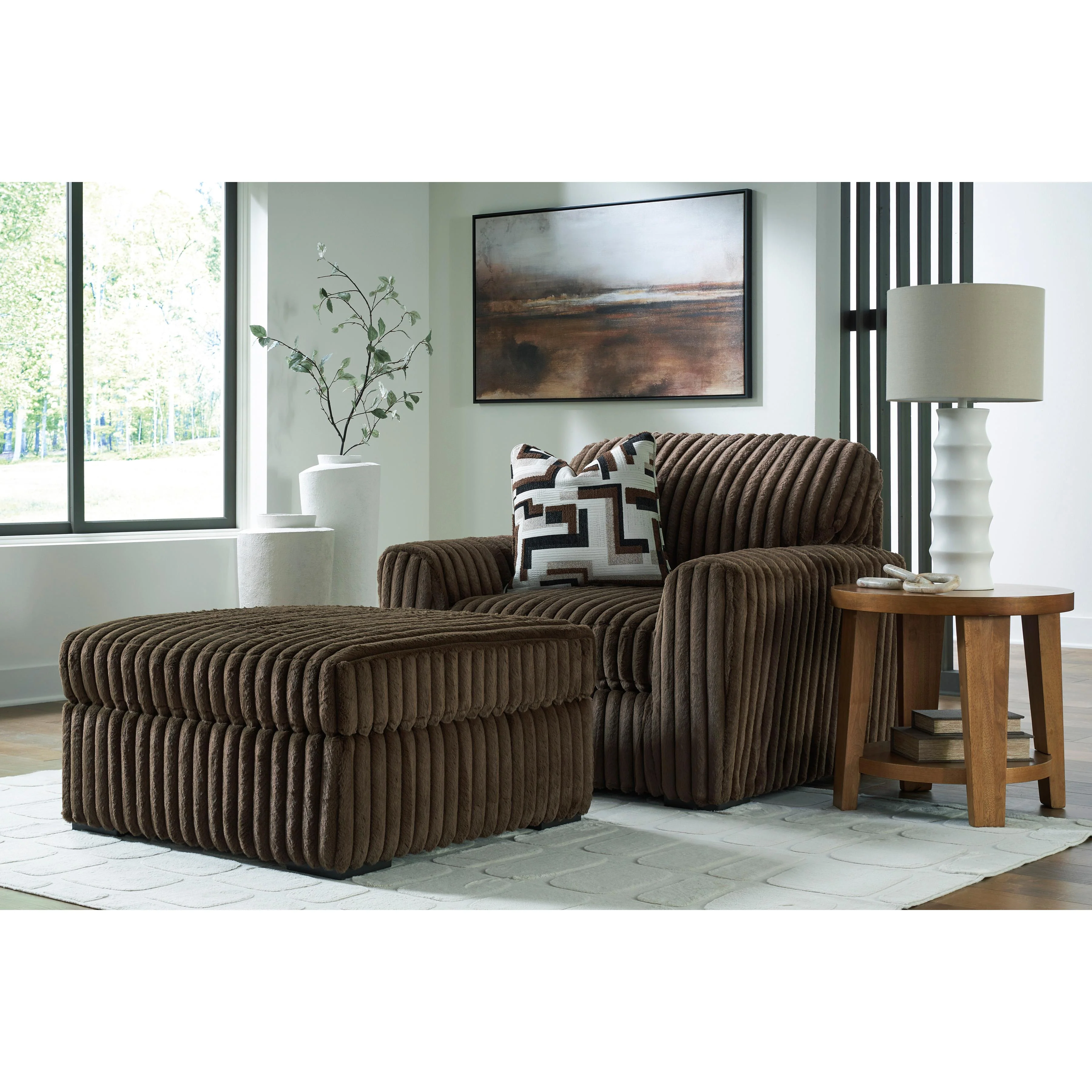 Signature Design by Ashley Midnight-Madness 9810408 Oversized Accent Ottoman - Image 4