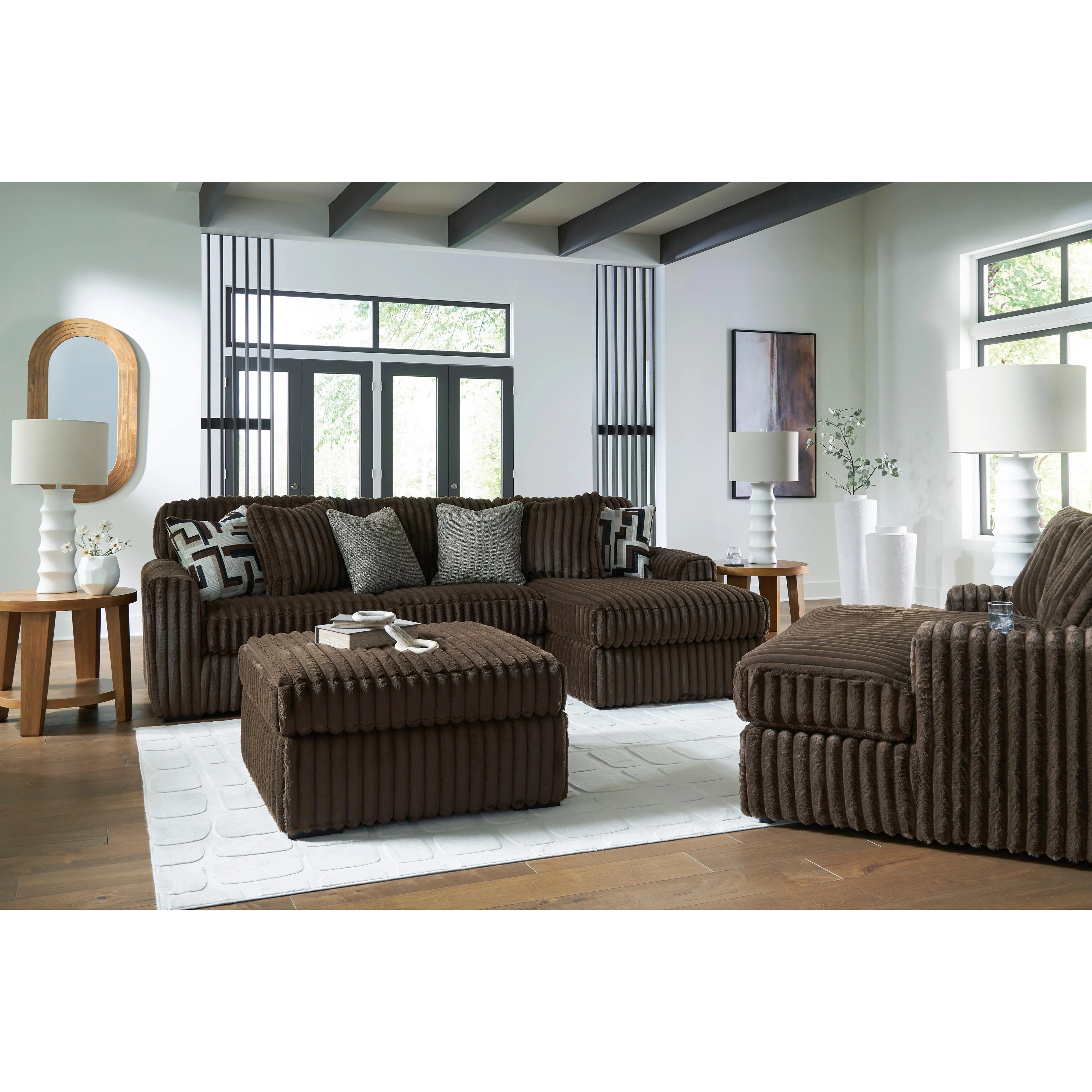 Signature Design by Ashley Midnight-Madness 9810408 Oversized Accent Ottoman - Image 9