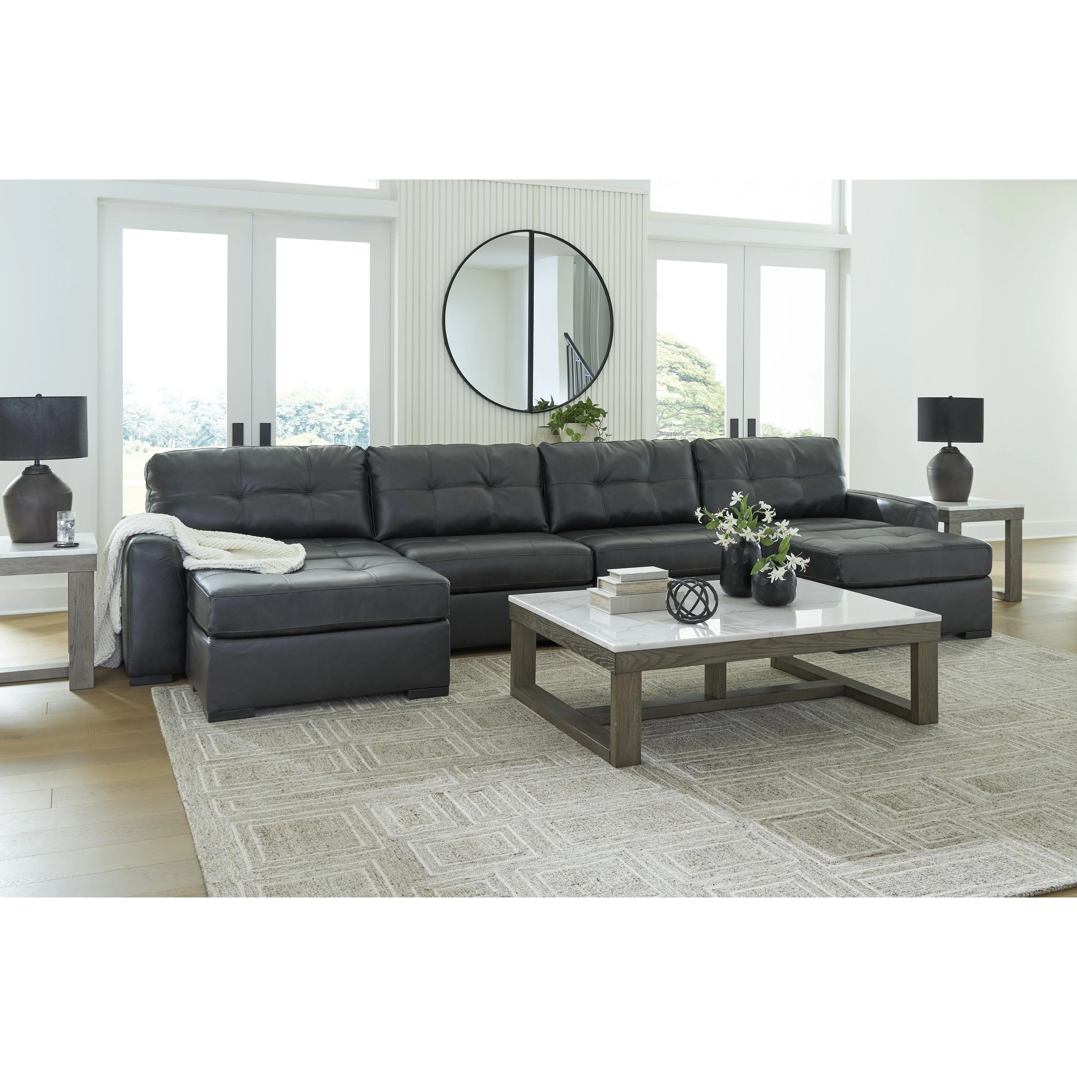 Signature Design by Ashley Brindley Pier 9950308 Oversized Accent Ottoman - Image 6
