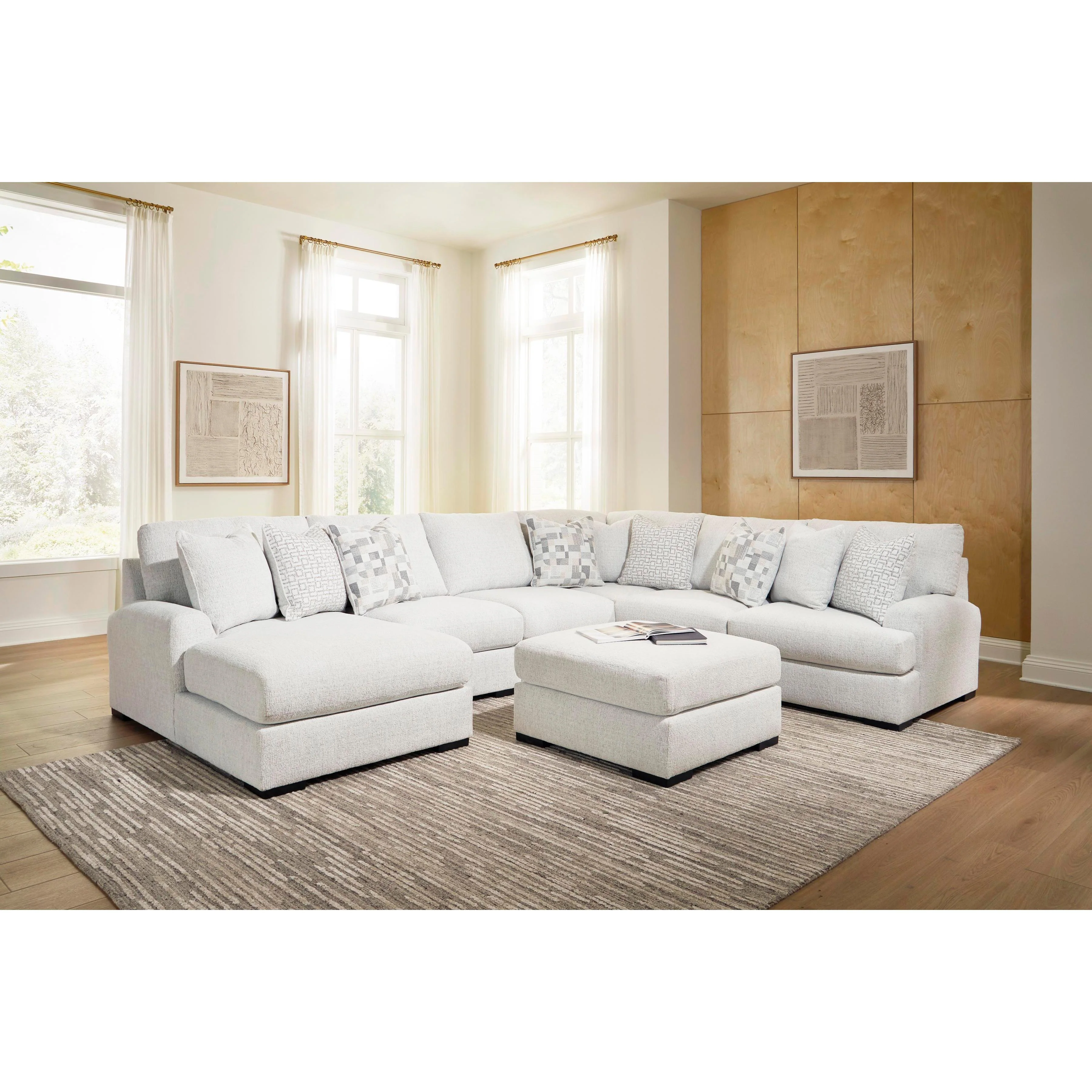 Signature Design by Ashley Misty-Lakes Fabric Ottoman PC6690608 - Image 7