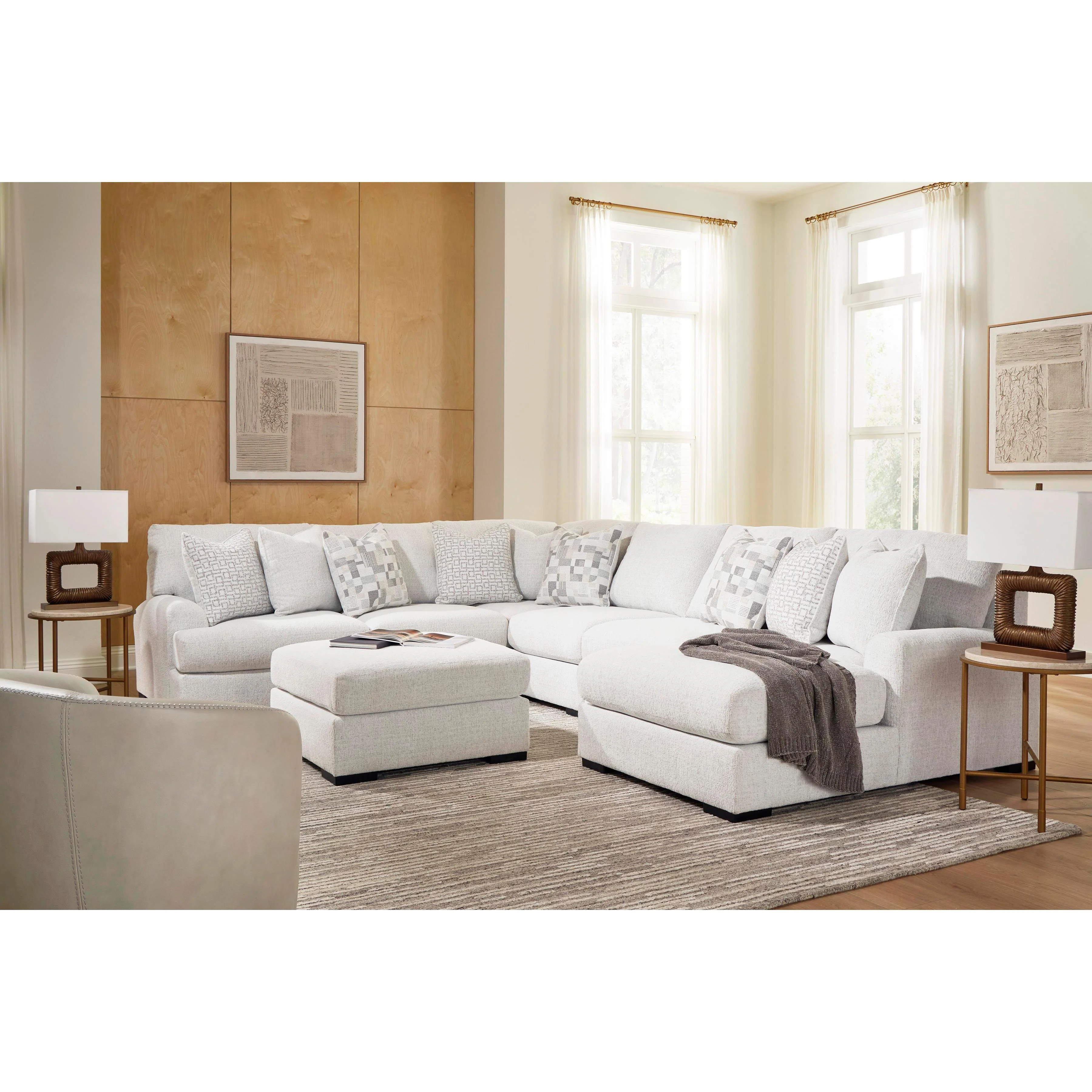 Signature Design by Ashley Misty-Lakes Fabric Ottoman PC6690608 - Image 8