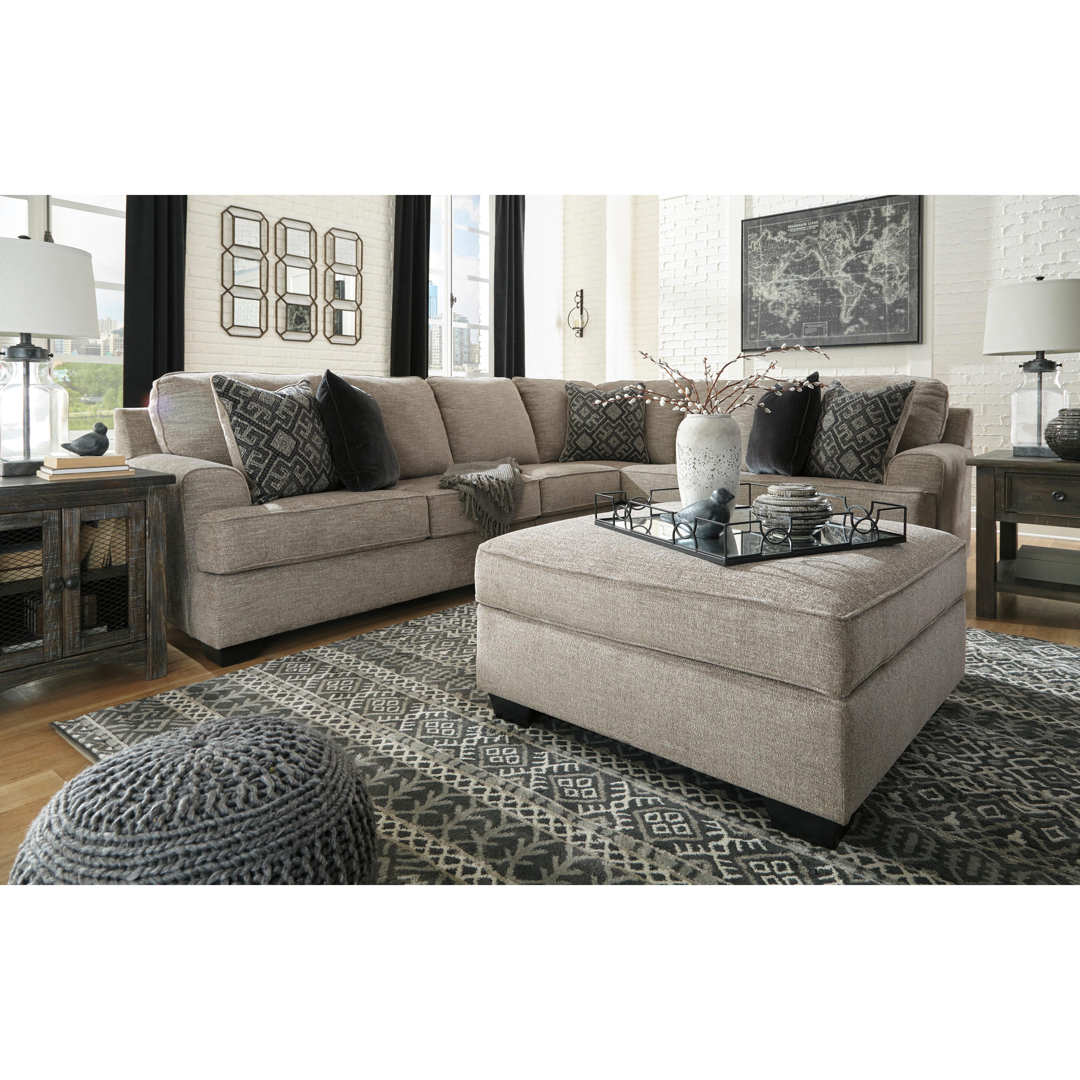 Signature Design by Ashley Bovarian Fabric Storage Ottoman 5610311 - Image 6