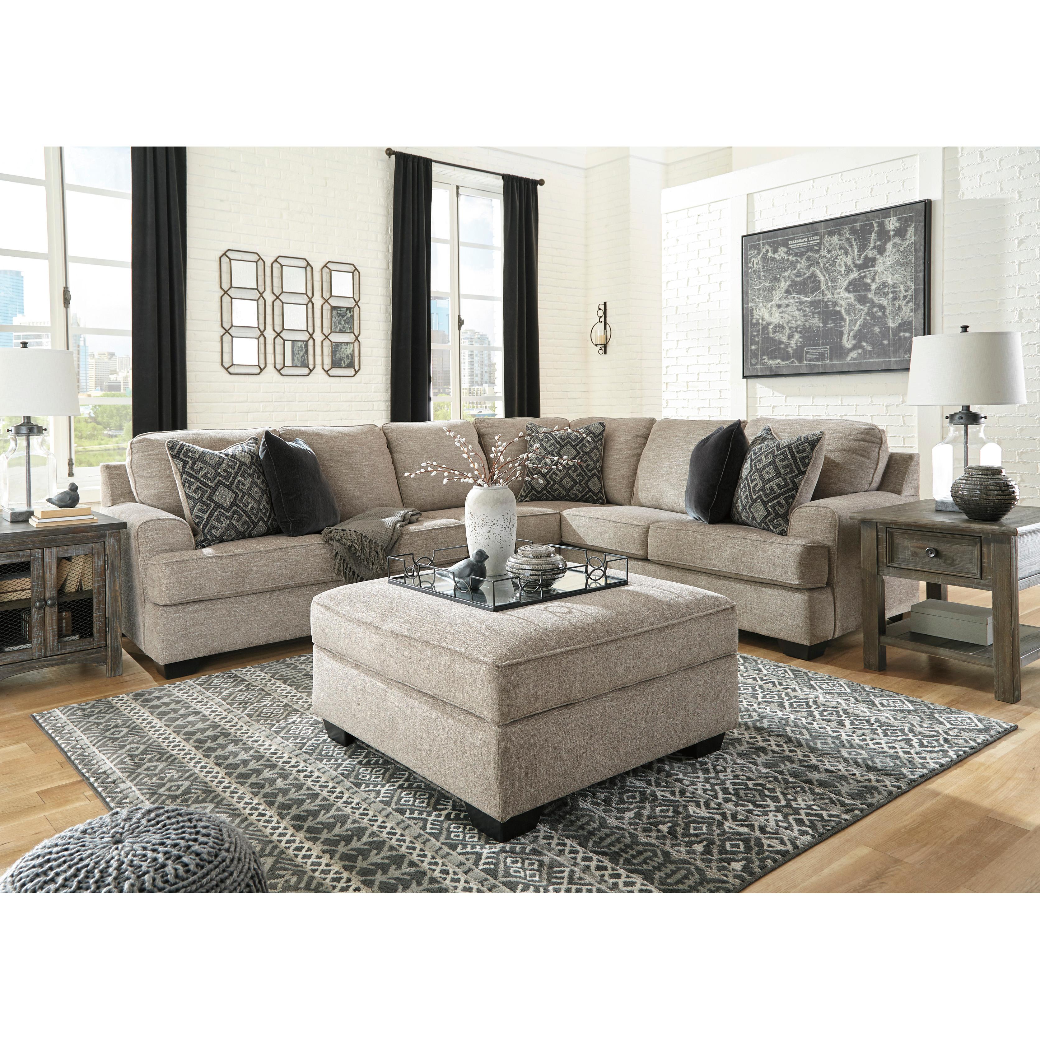 Signature Design by Ashley Bovarian Fabric Storage Ottoman 5610311 - Image 9