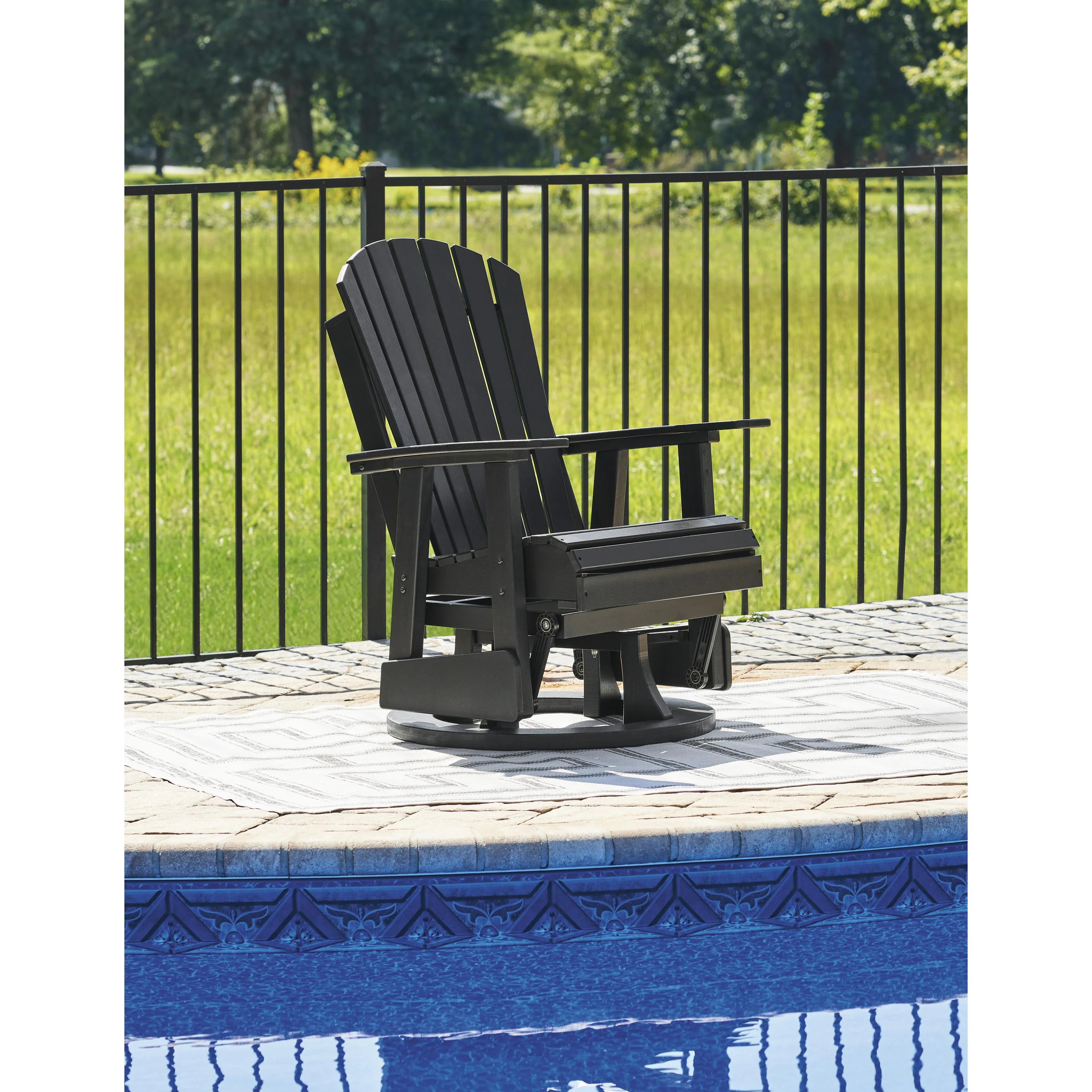 Signature Design by Ashley Hyland wave P108-820 Swivel Glider Chair - Image 5