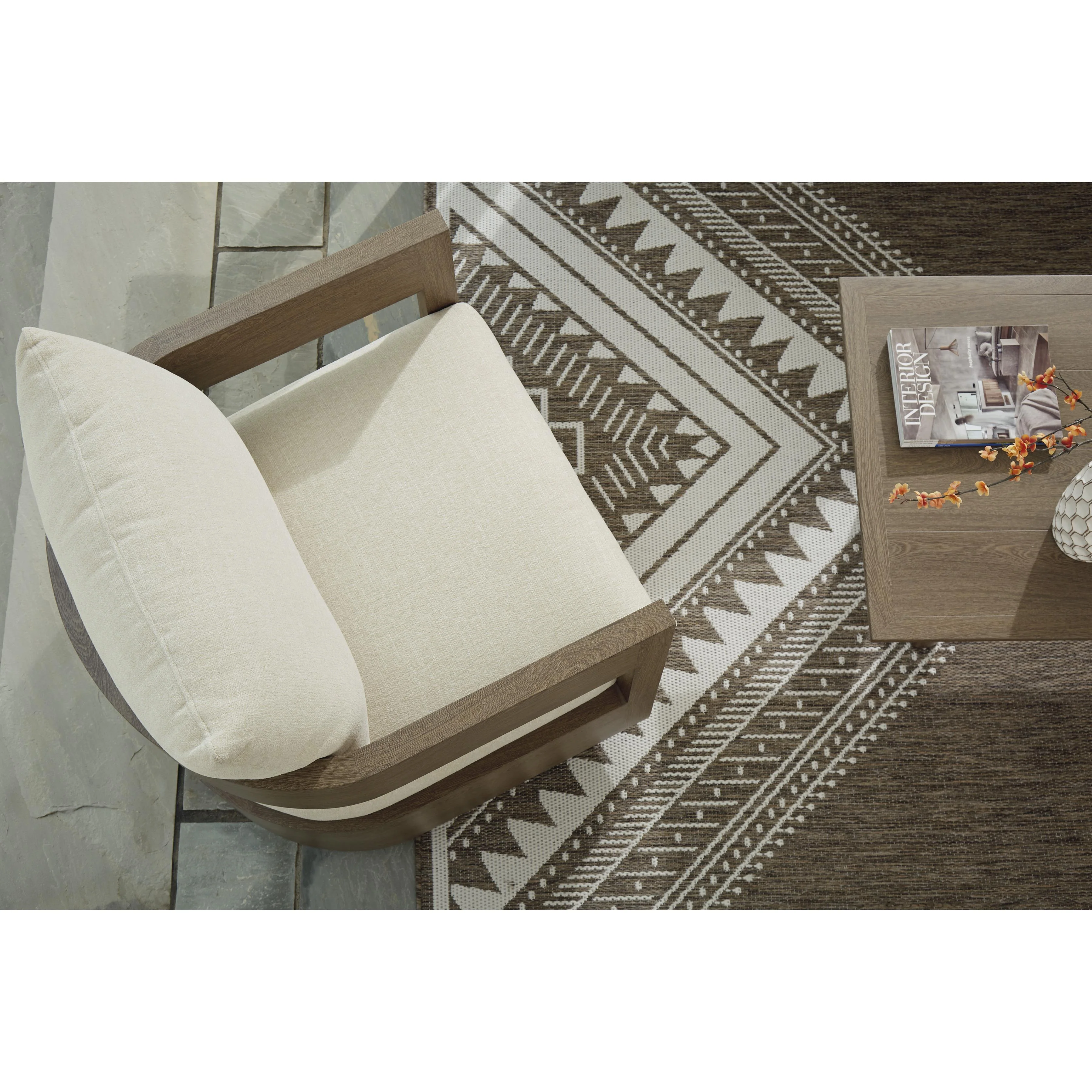 Signature Design by Ashley Serene Bay P671-821 Swivel Glider Chair with Cushion - Image 7