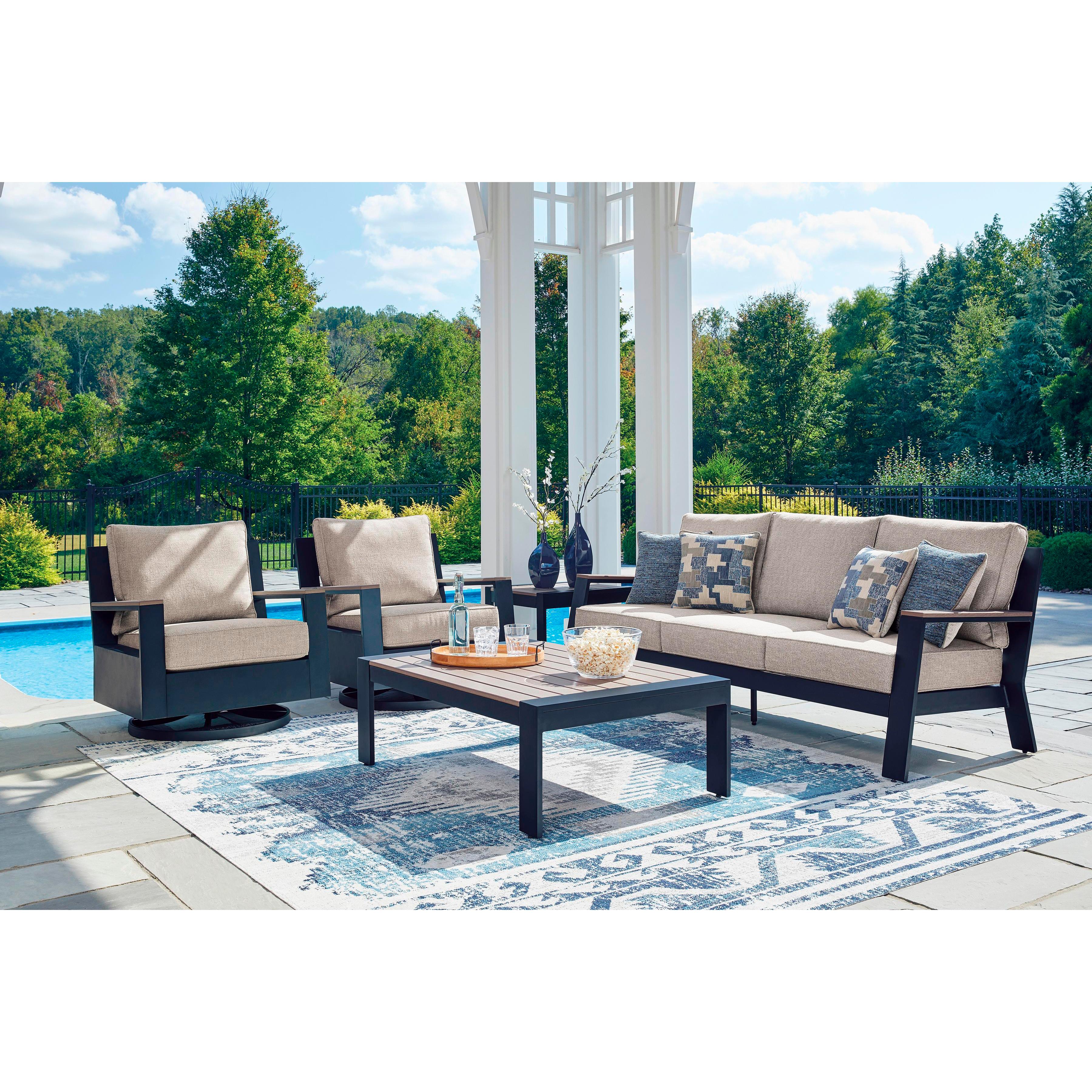 Signature Design by Ashley East Beach PCP587-821 Swivel Glider Chair with Cushion - Image 6