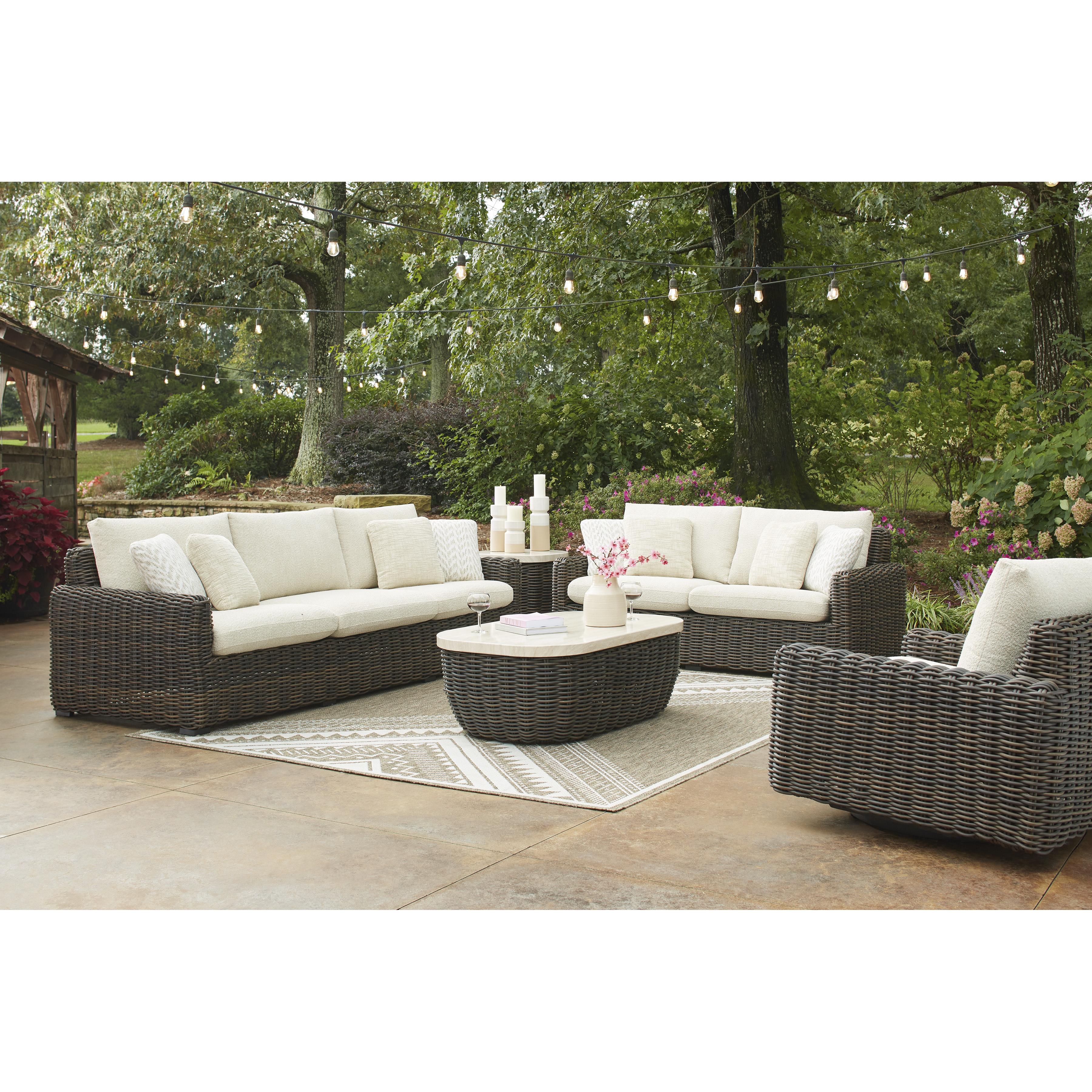 Signature Design by Ashley Kimora P711-821 Swivel Glider Lounge with Cushion - Image 8