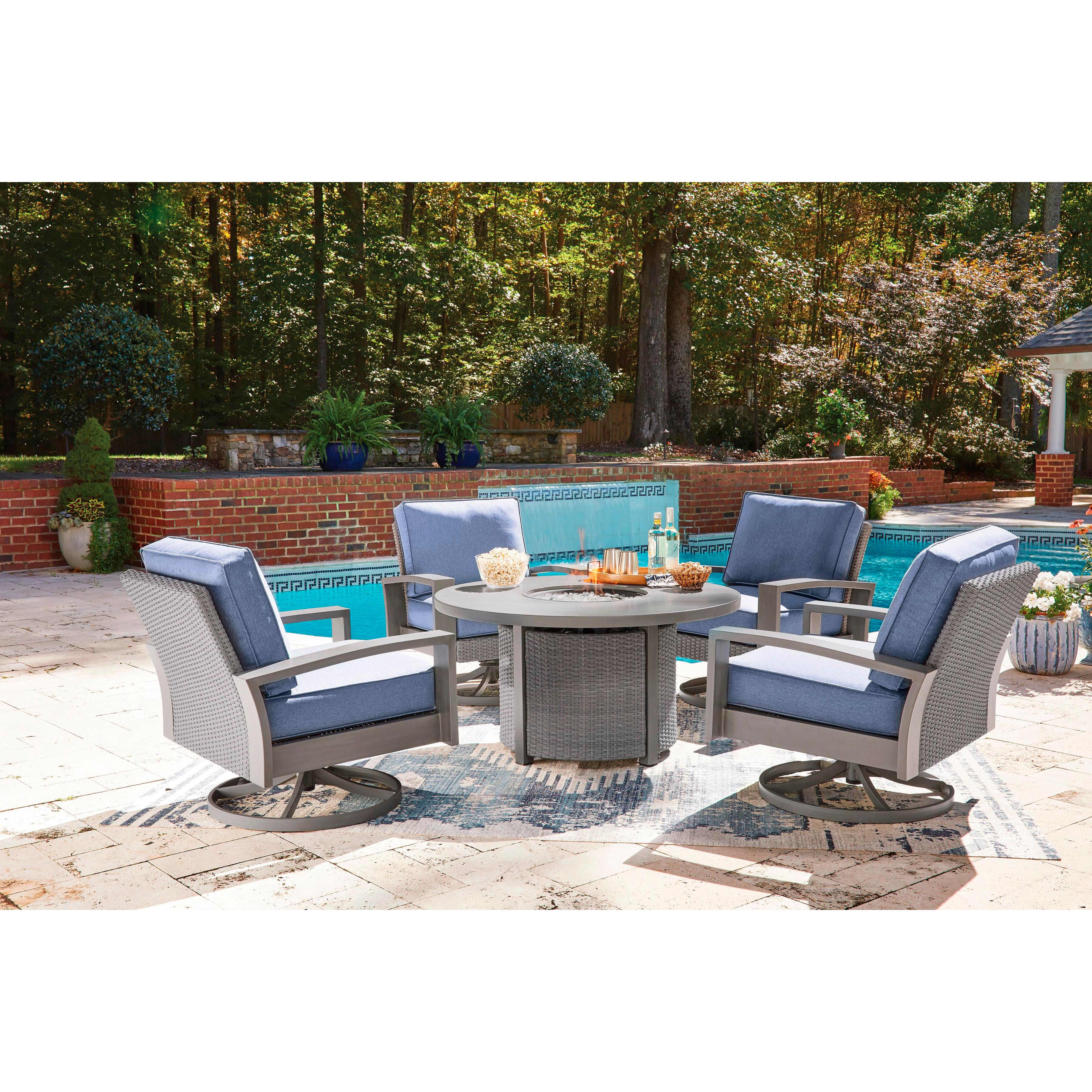 Signature Design by Ashley Half Moon Beach PCP418-821 Swivel Lounge with Cushion - Image 6