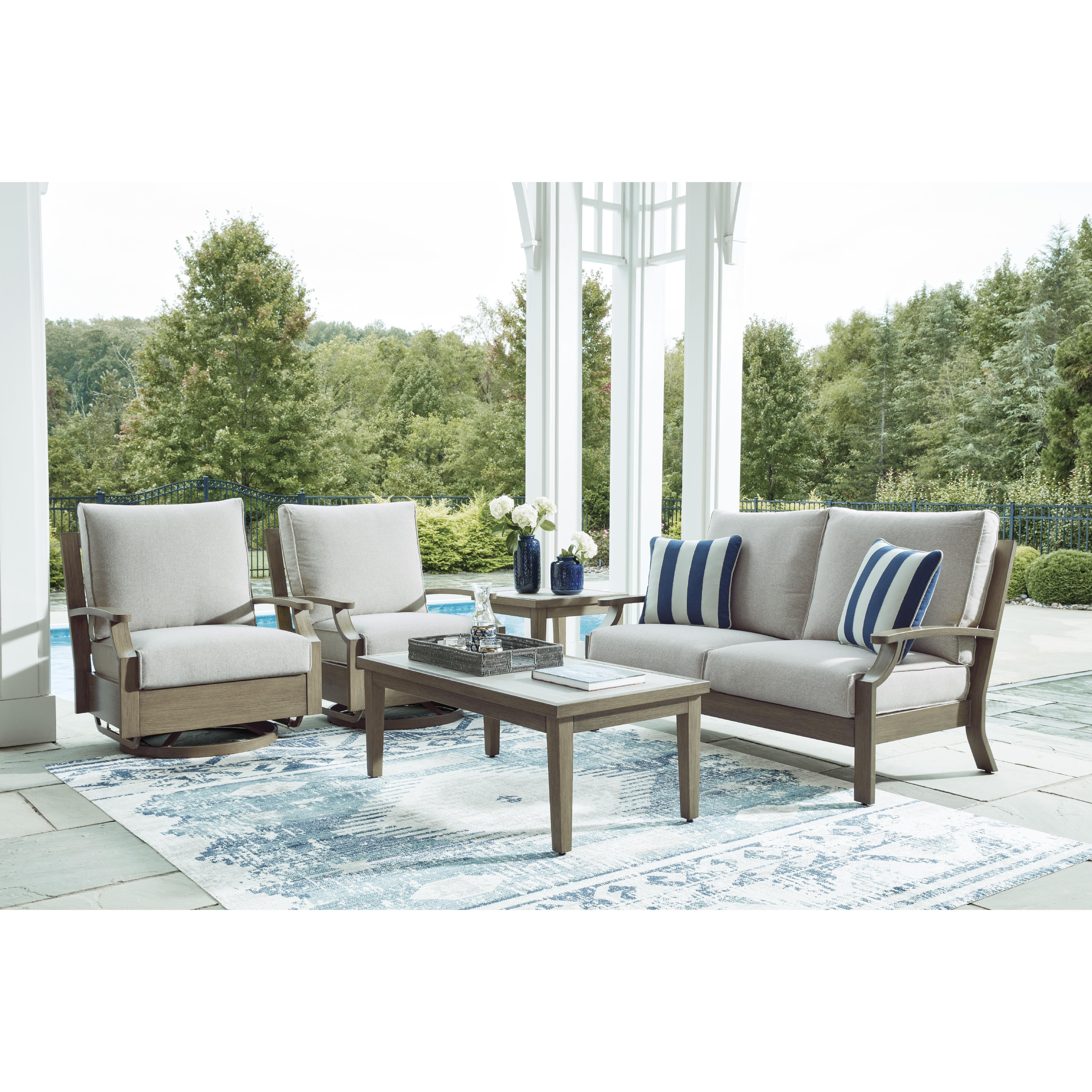 Signature Design by Ashley Rainier Ranch P701-835 Loveseat with Cushion - Image 8