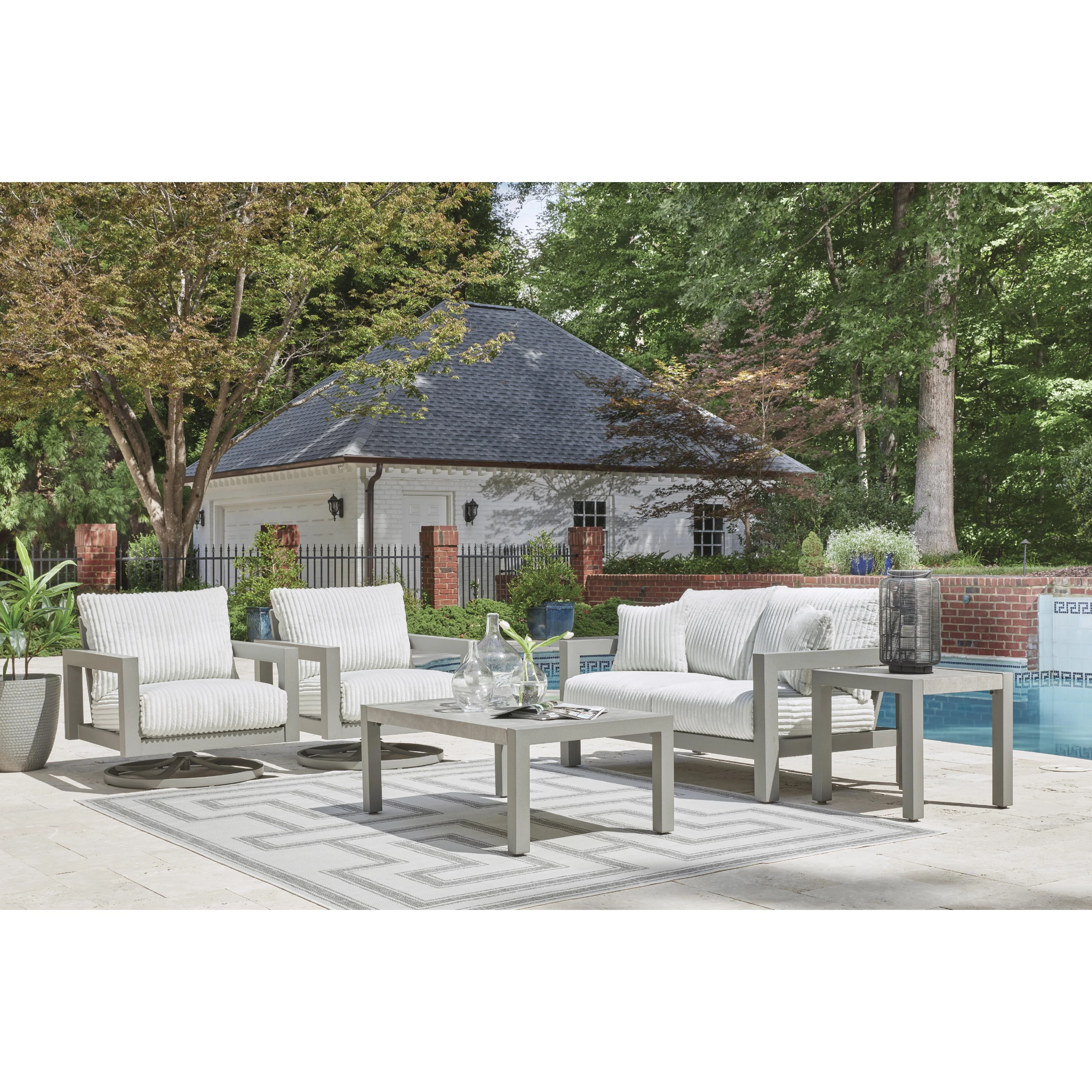 Signature Design by Ashley Hurley Park PCP695-835 Loveseat w/Cushion - Image 5