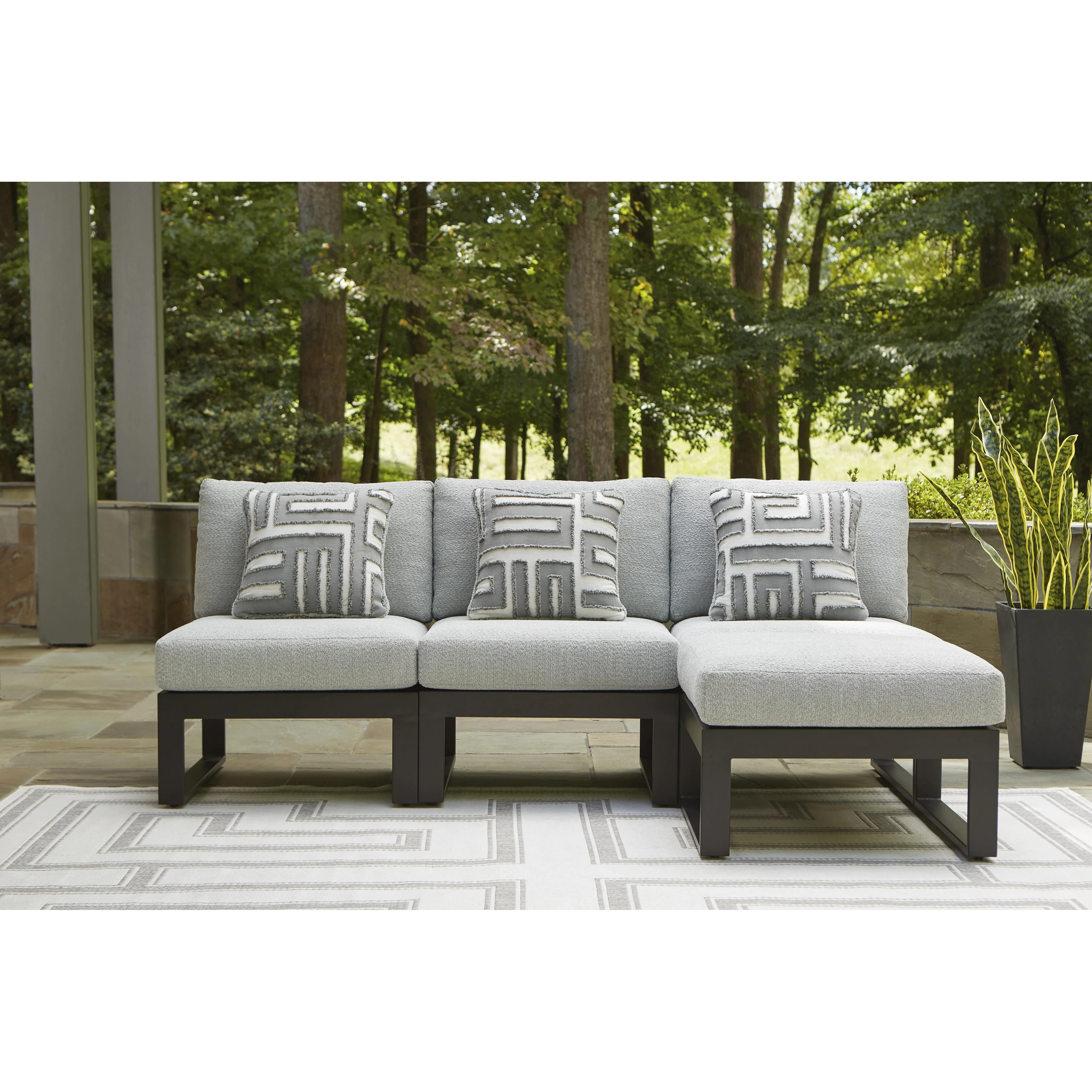 Signature Design by Ashley Beachloft P490-814 Ottoman with Cushion - Image 11