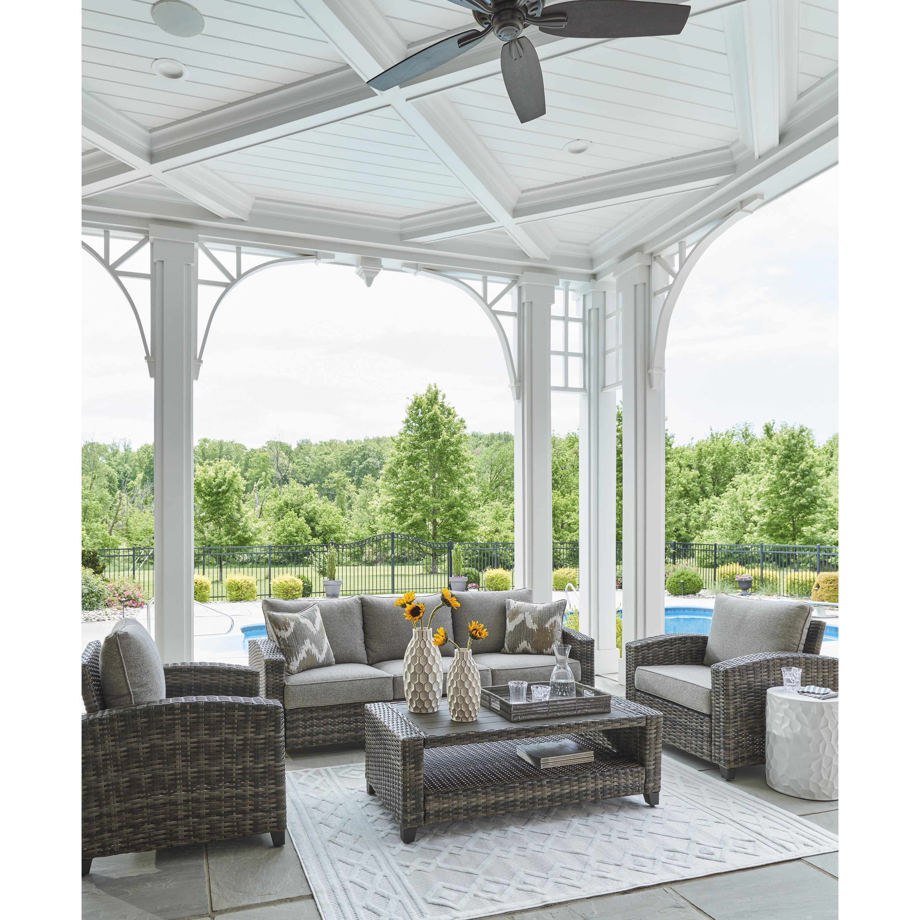 Signature Design by Ashley Oasis Court P335-081 Sofa/Chairs/Table Set - Image 9