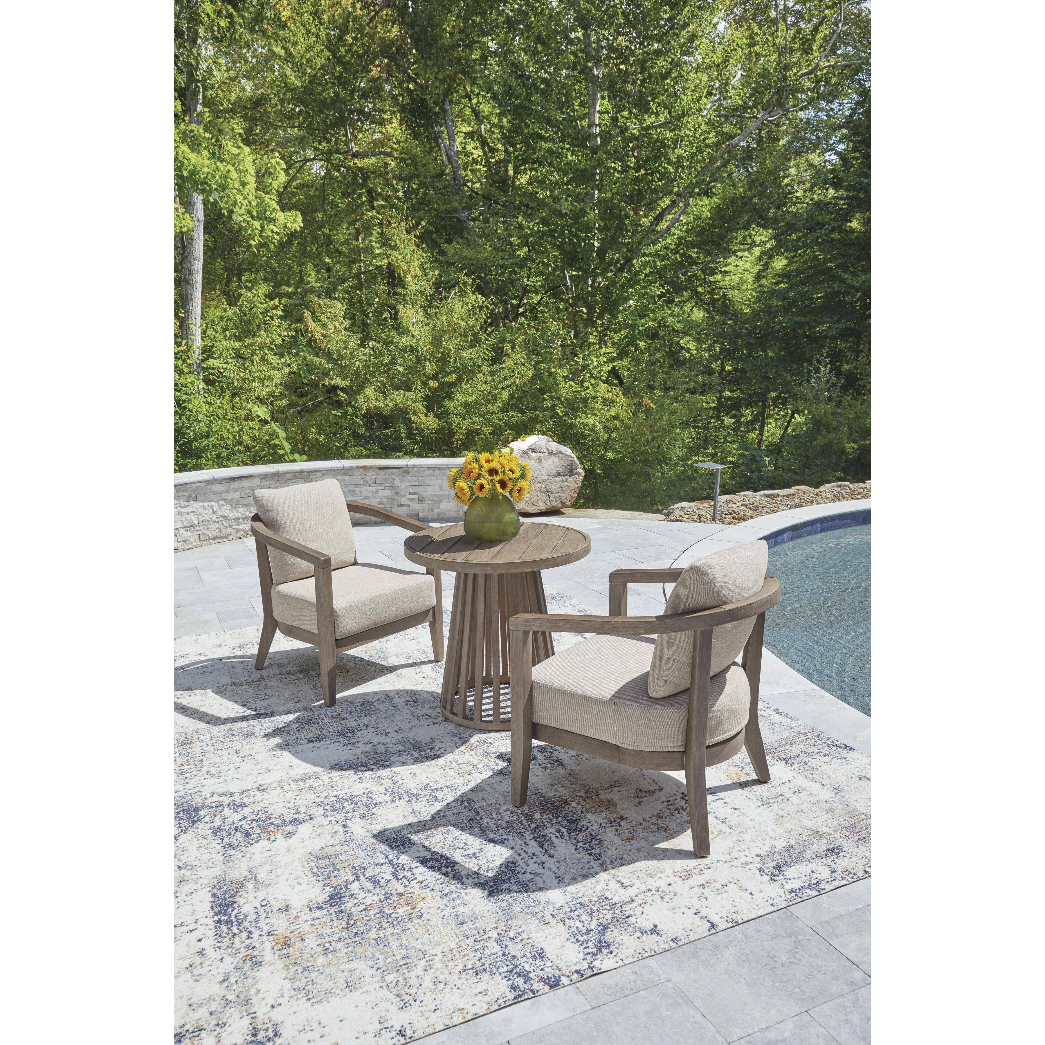 Signature Design by Ashley Joy Lagoon PCP310-050 Chairs with Cushions and Table Set - Image 10