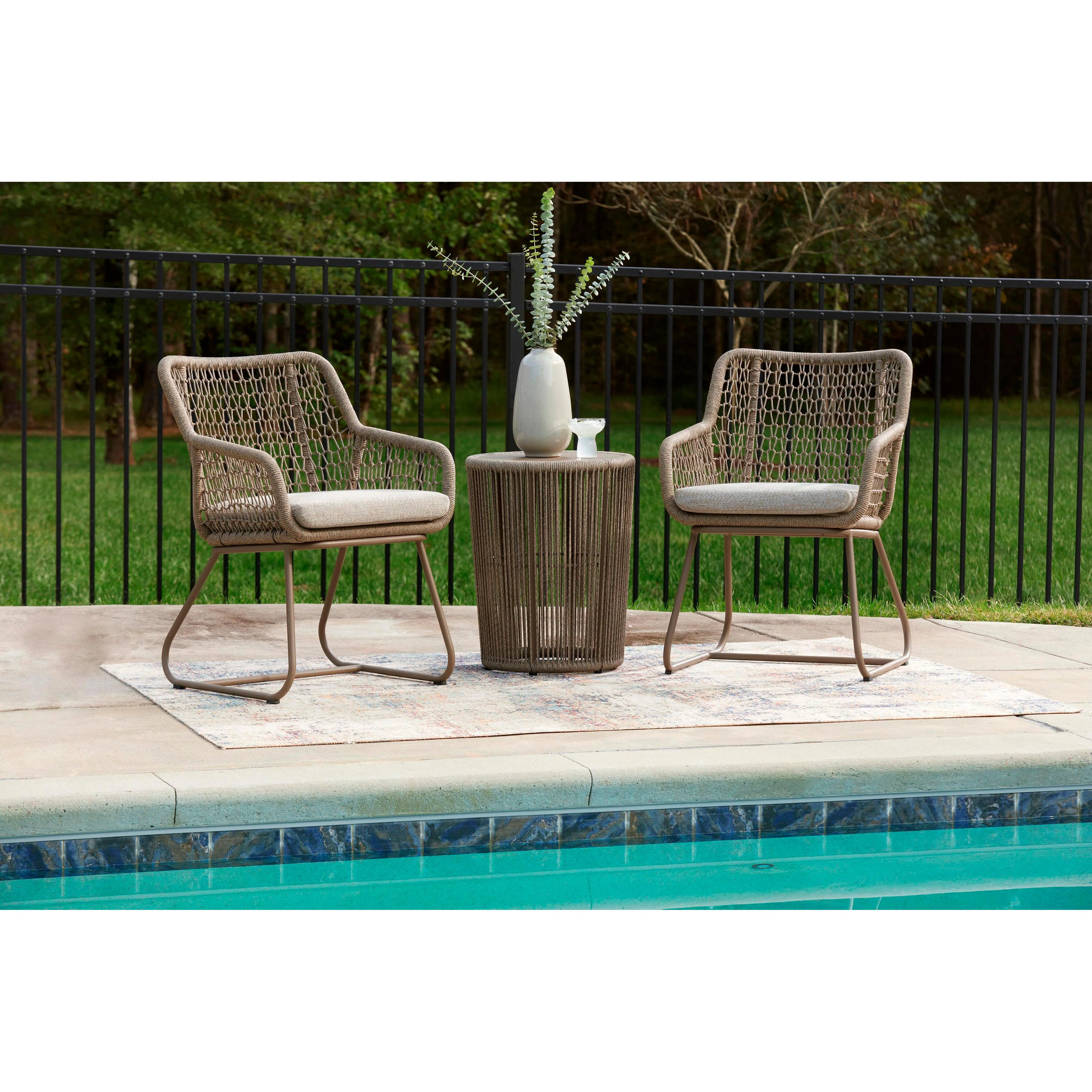 Signature Design by Ashley Majors Beach PCP321-050 Chairs with Cushion/Table Set - Image 7