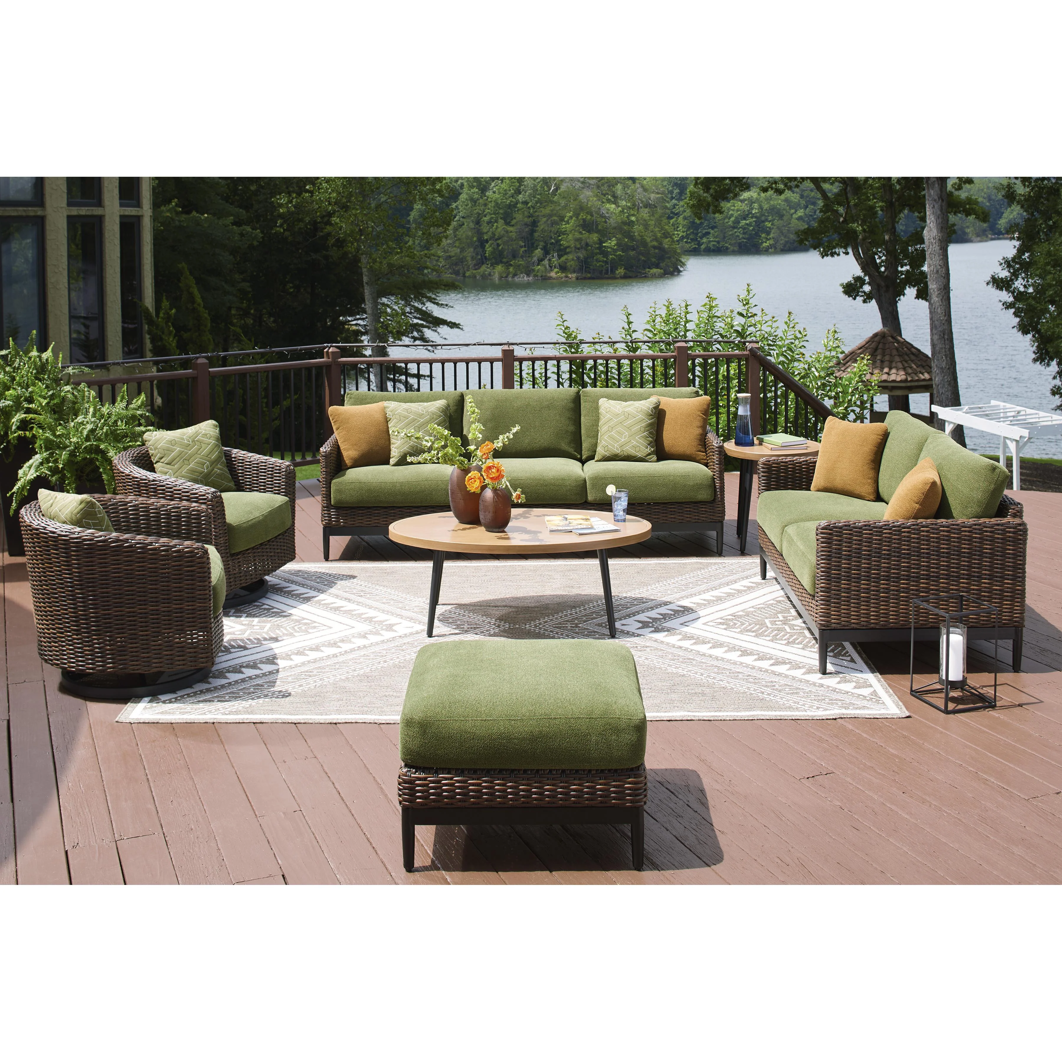 Signature Design by Ashley Horizon Hall P572-838 Sofa with Cushion - Image 10
