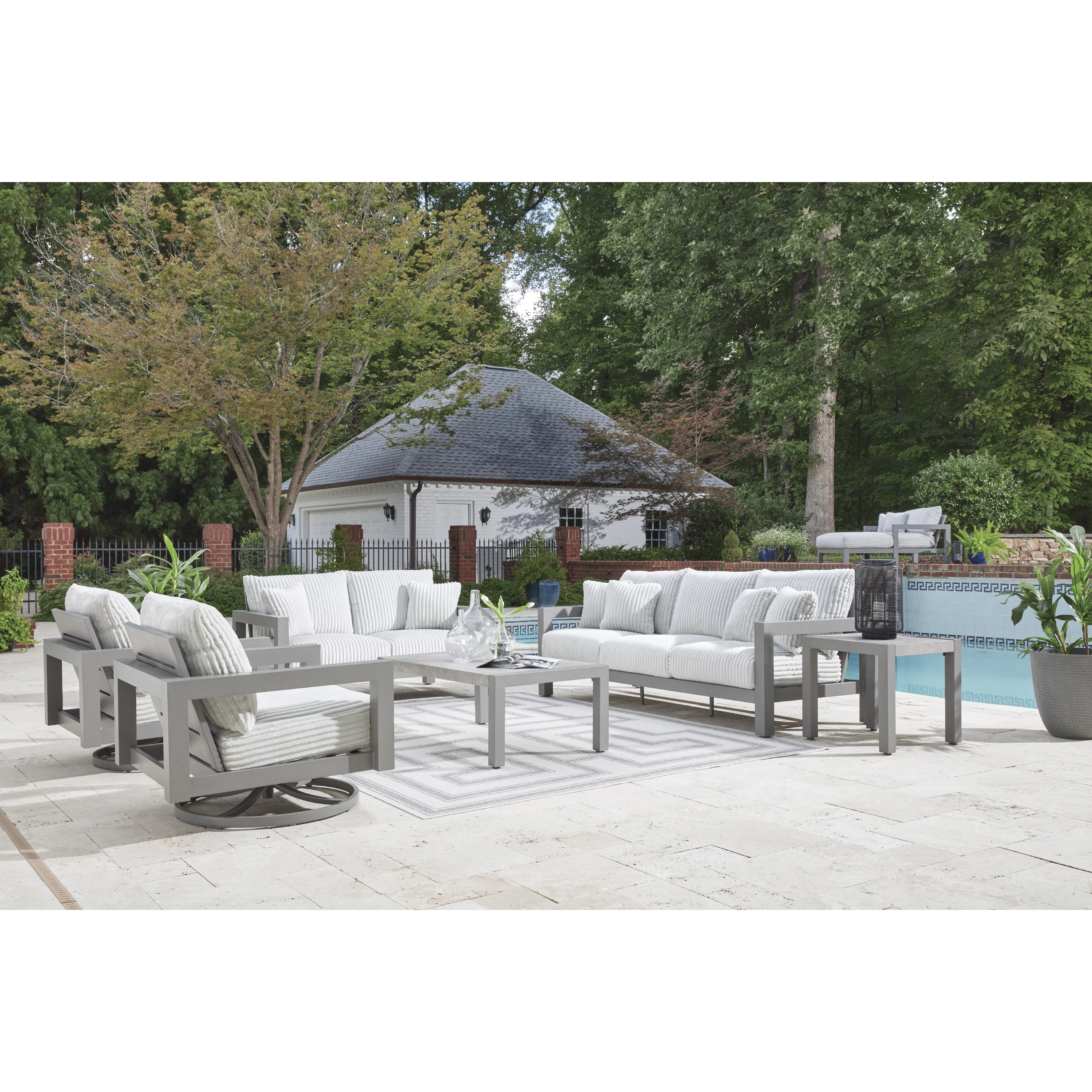 Signature Design by Ashley Hurley Park PCP695-838 Sofa with Cushion - Image 6