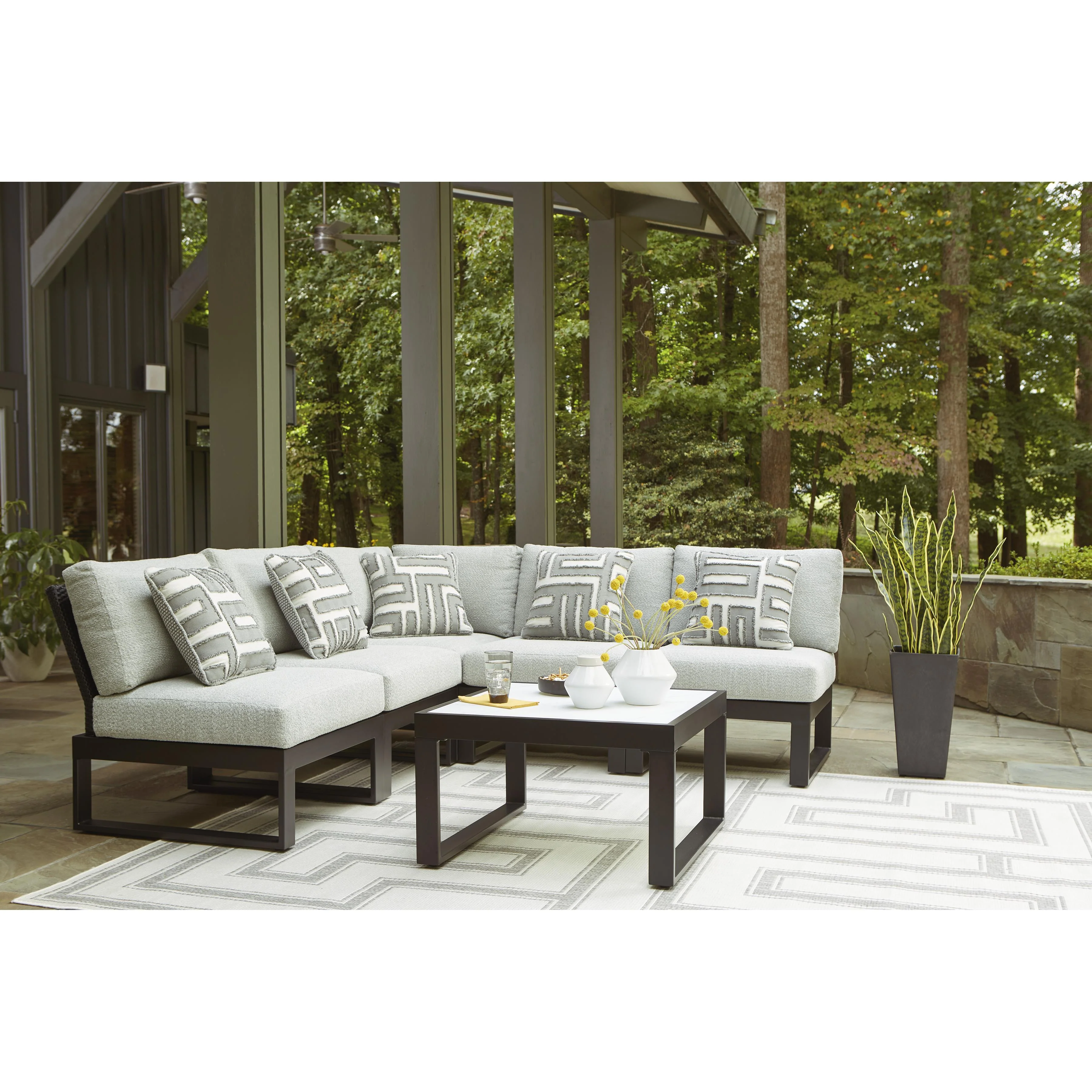 Signature Design by Ashley Beachloft P490-708 Square Cocktail Table - Image 11