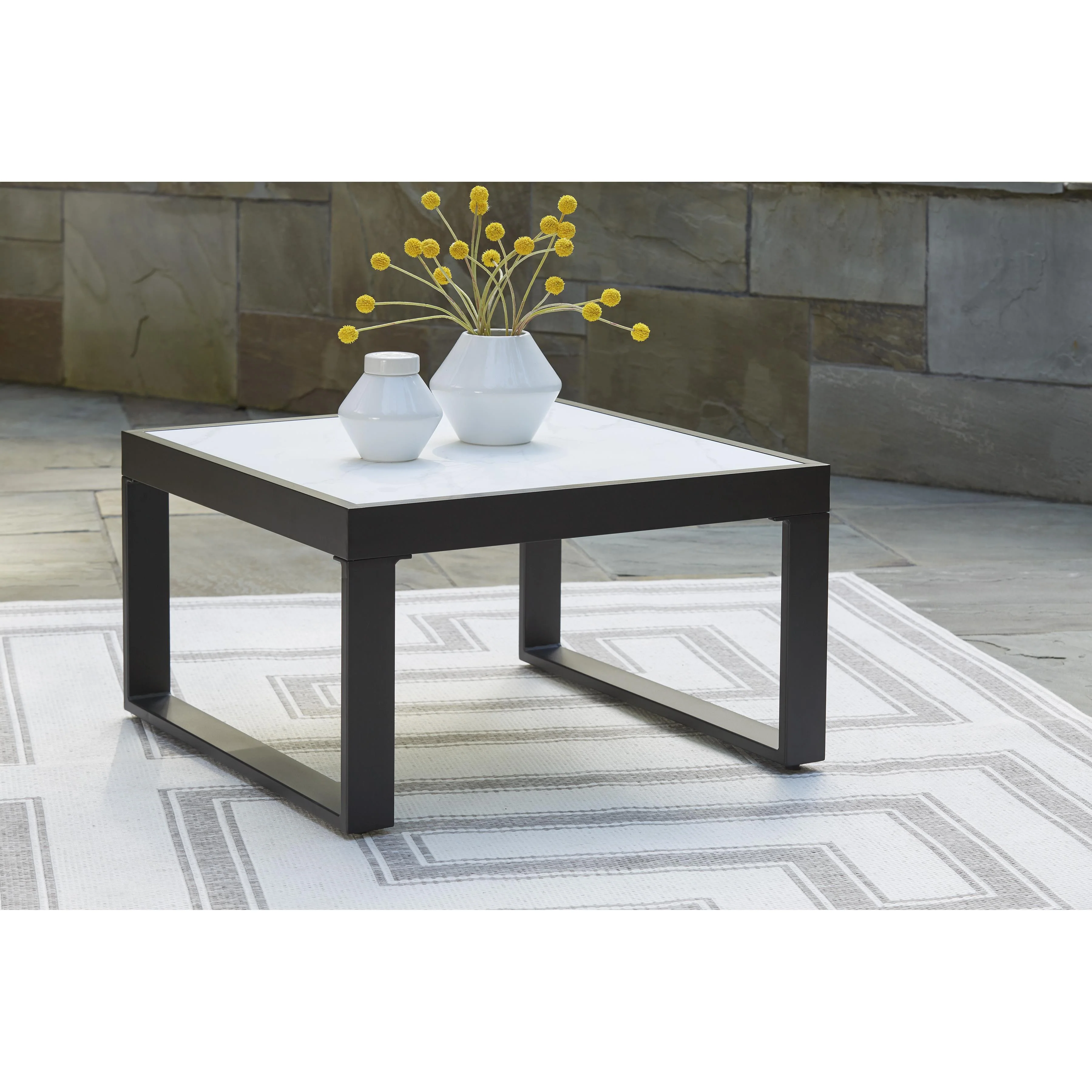 Signature Design by Ashley Beachloft P490-708 Square Cocktail Table - Image 4