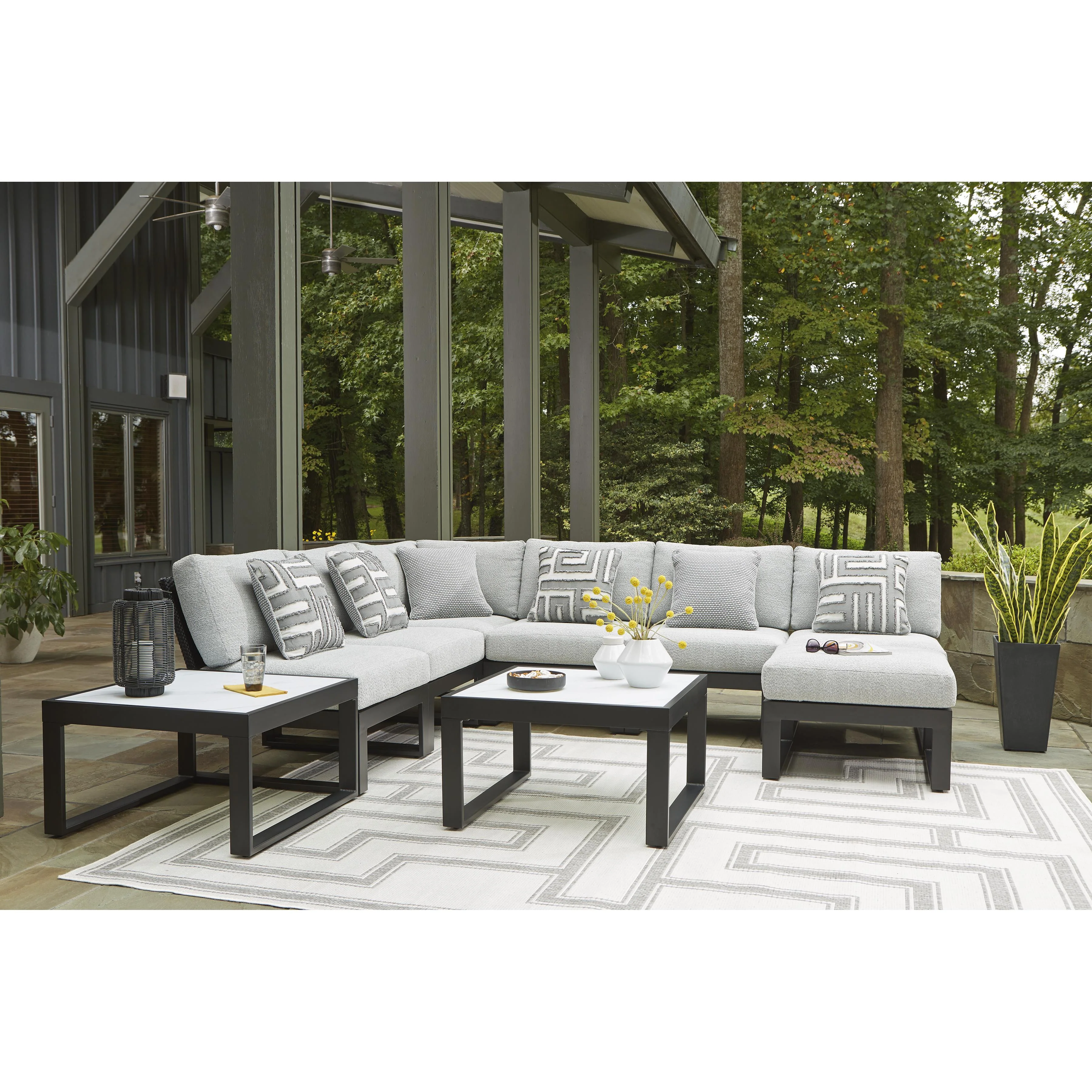 Signature Design by Ashley Beachloft P490-708 Square Cocktail Table - Image 7