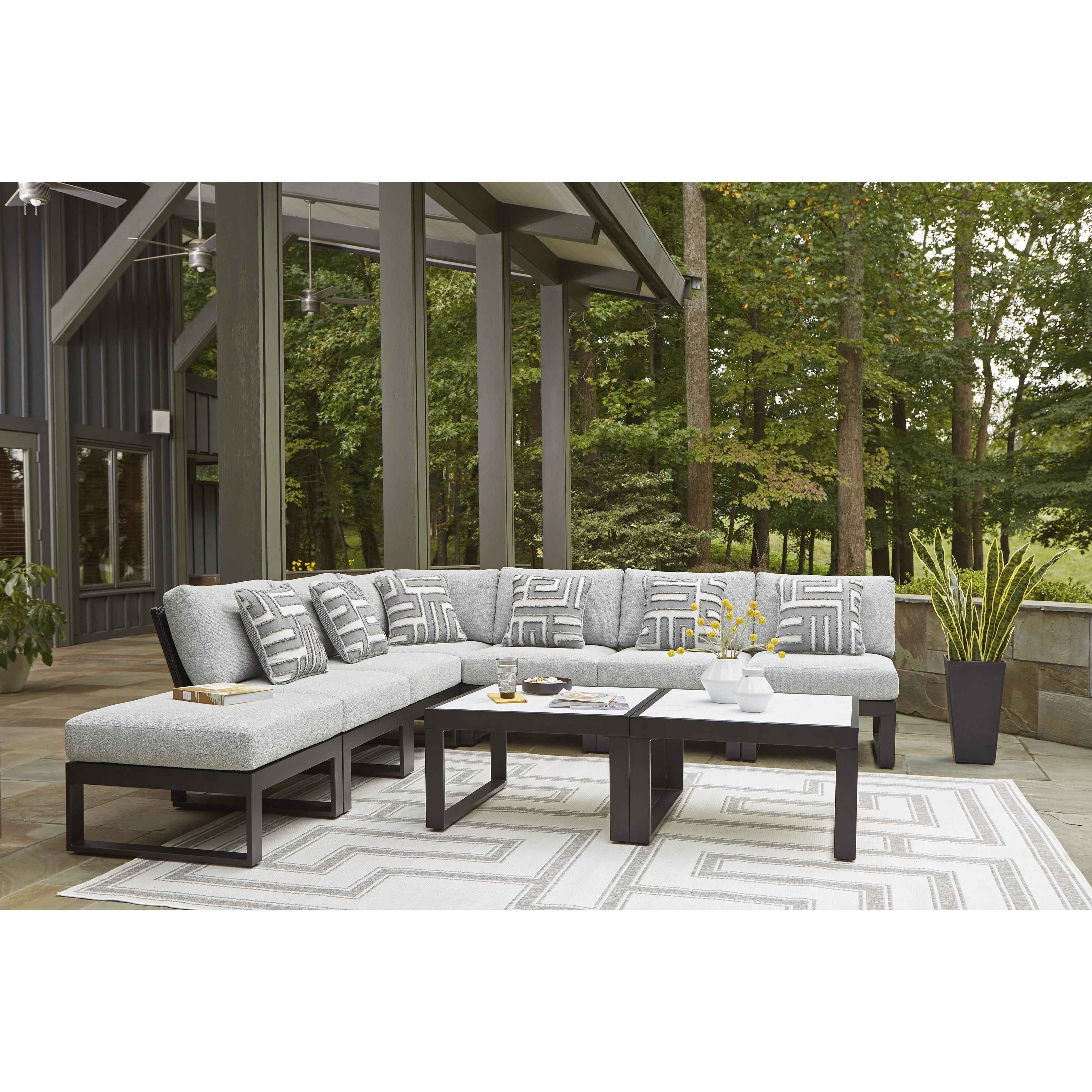 Signature Design by Ashley Beachloft P490-708 Square Cocktail Table - Image 8