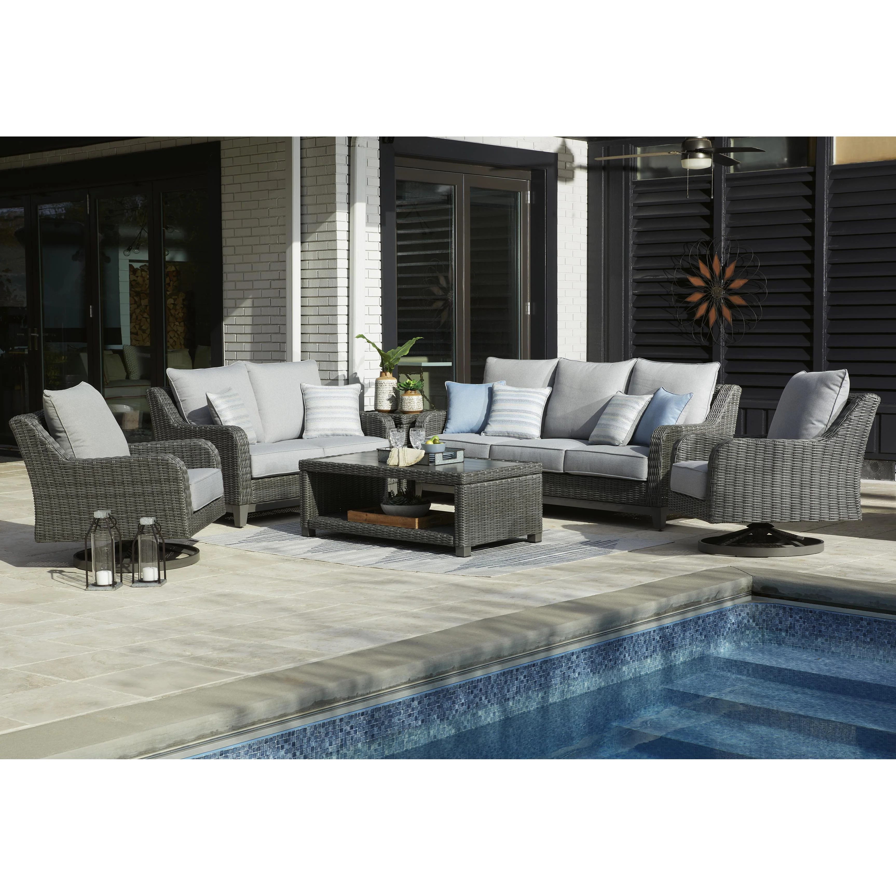 Signature Design by Ashley Elite Park P518-701 Rectangular Cocktail Table - Image 10