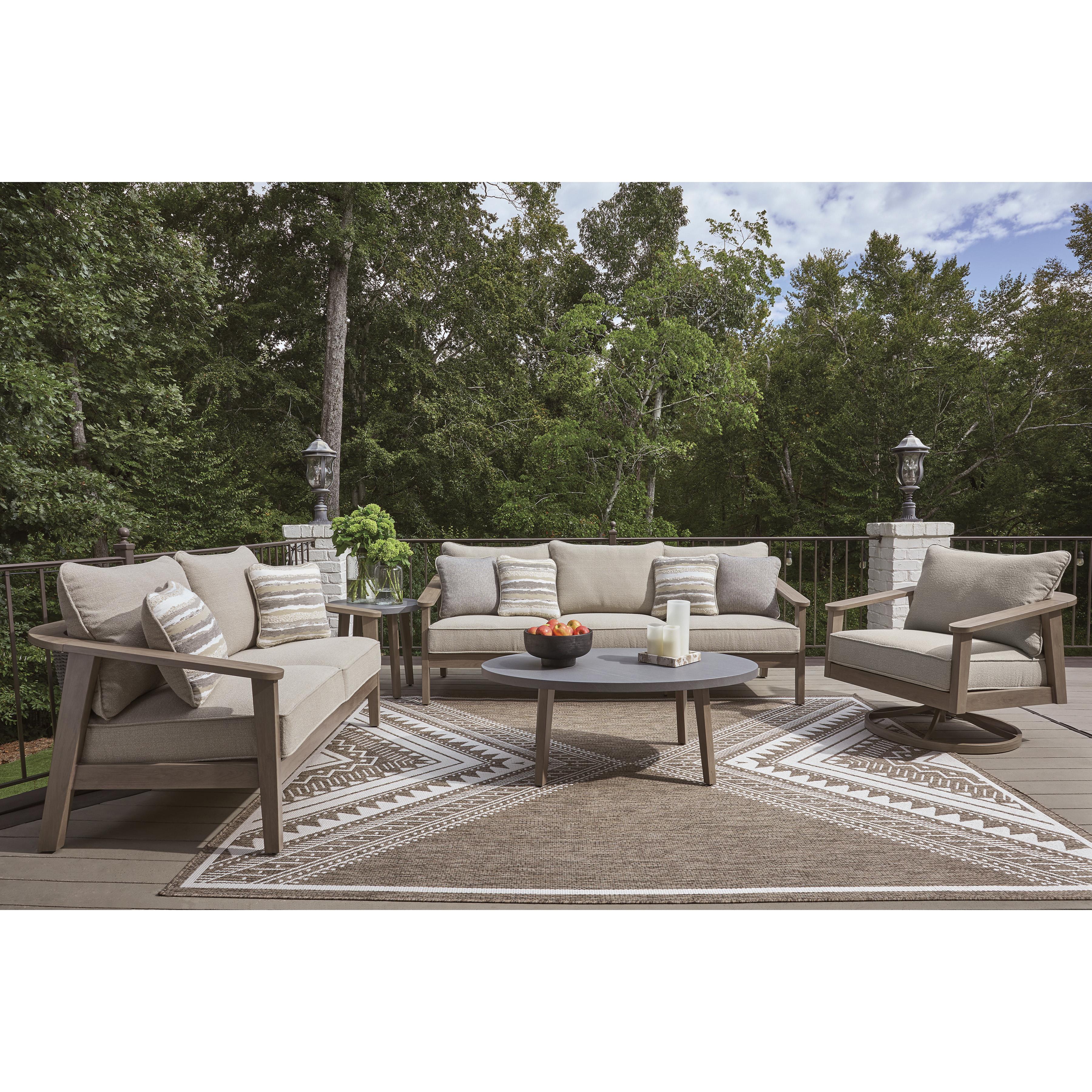 Signature Design by Ashley Harmony Headlands PCP428-701 Oval Cocktail Table - Image 8