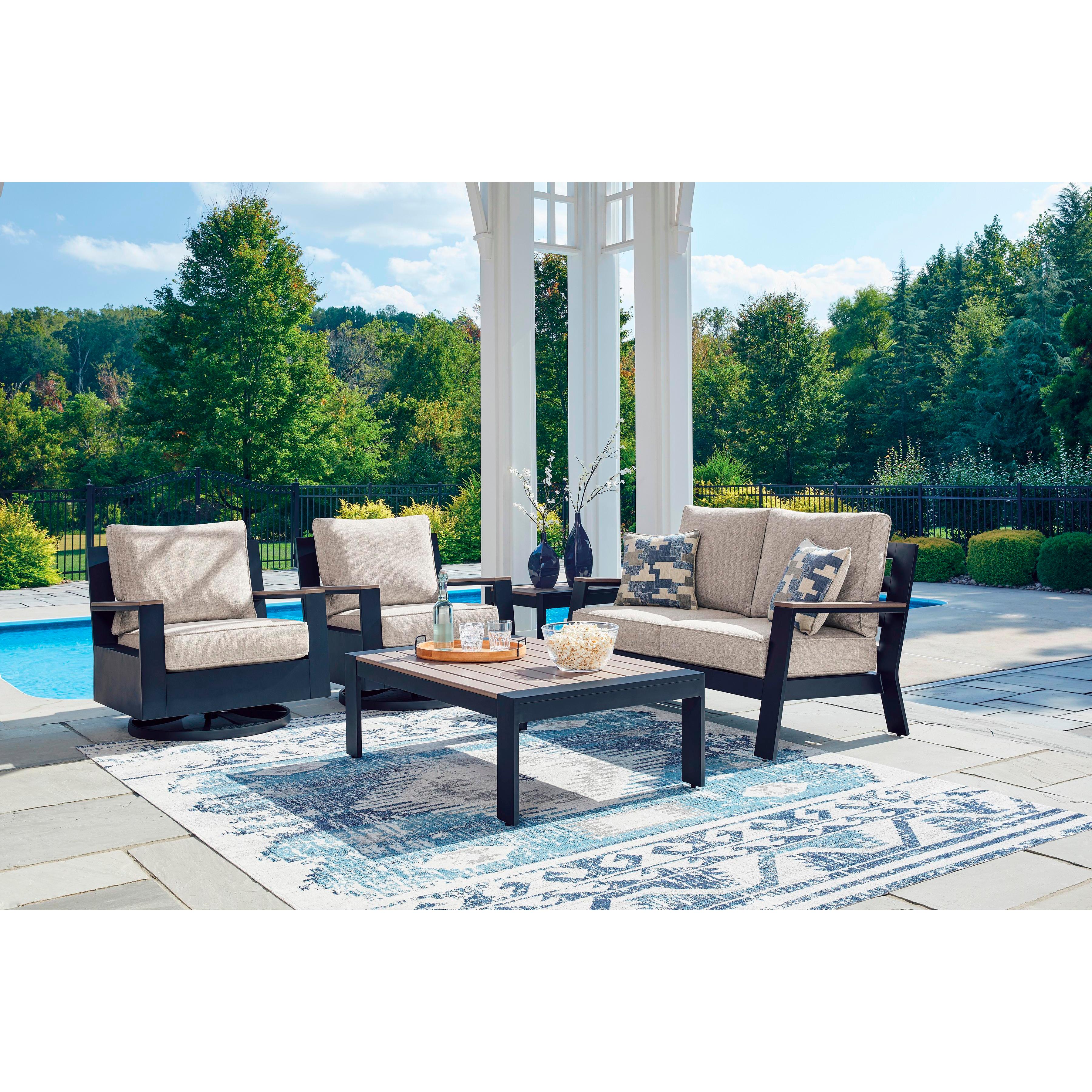 Signature Design by Ashley East Beach PCP587-701 Rectangular Cocktail Table - Image 5