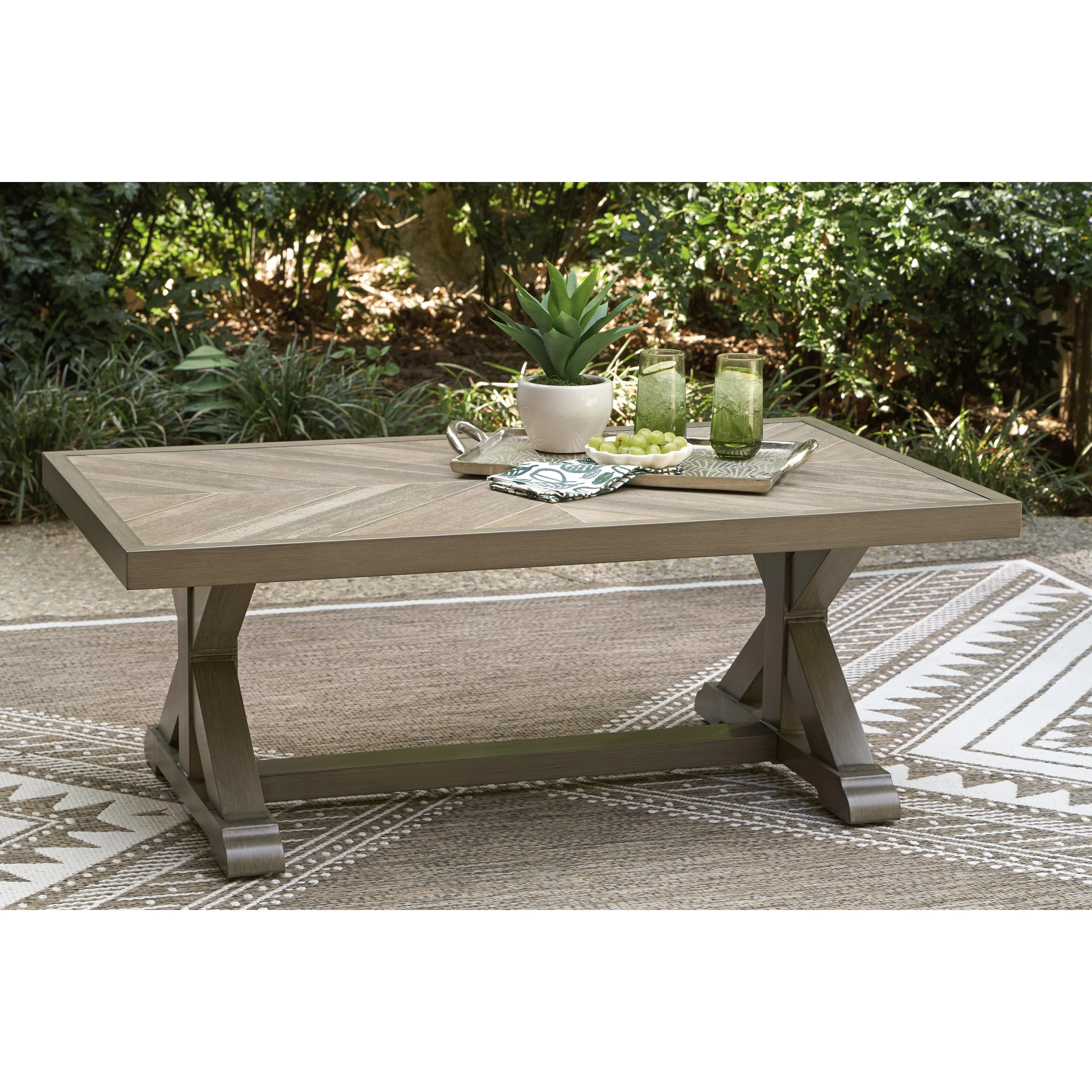 Signature Design by Ashley Laguna Heights PCP790-701 Rectangular Cocktail Table - Image 3