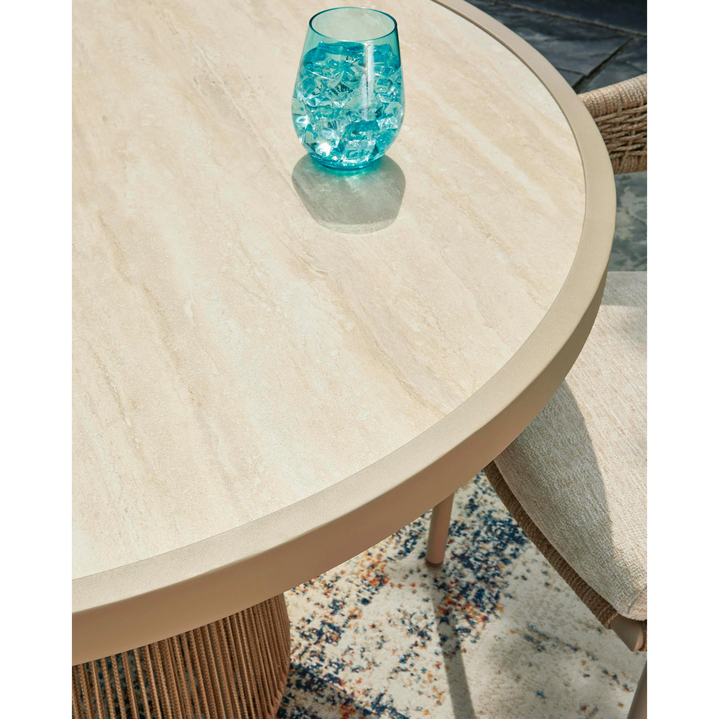 Signature Design by Ashley Orchard Beach PCP373P2 Outdoor Dining Table - Image 4
