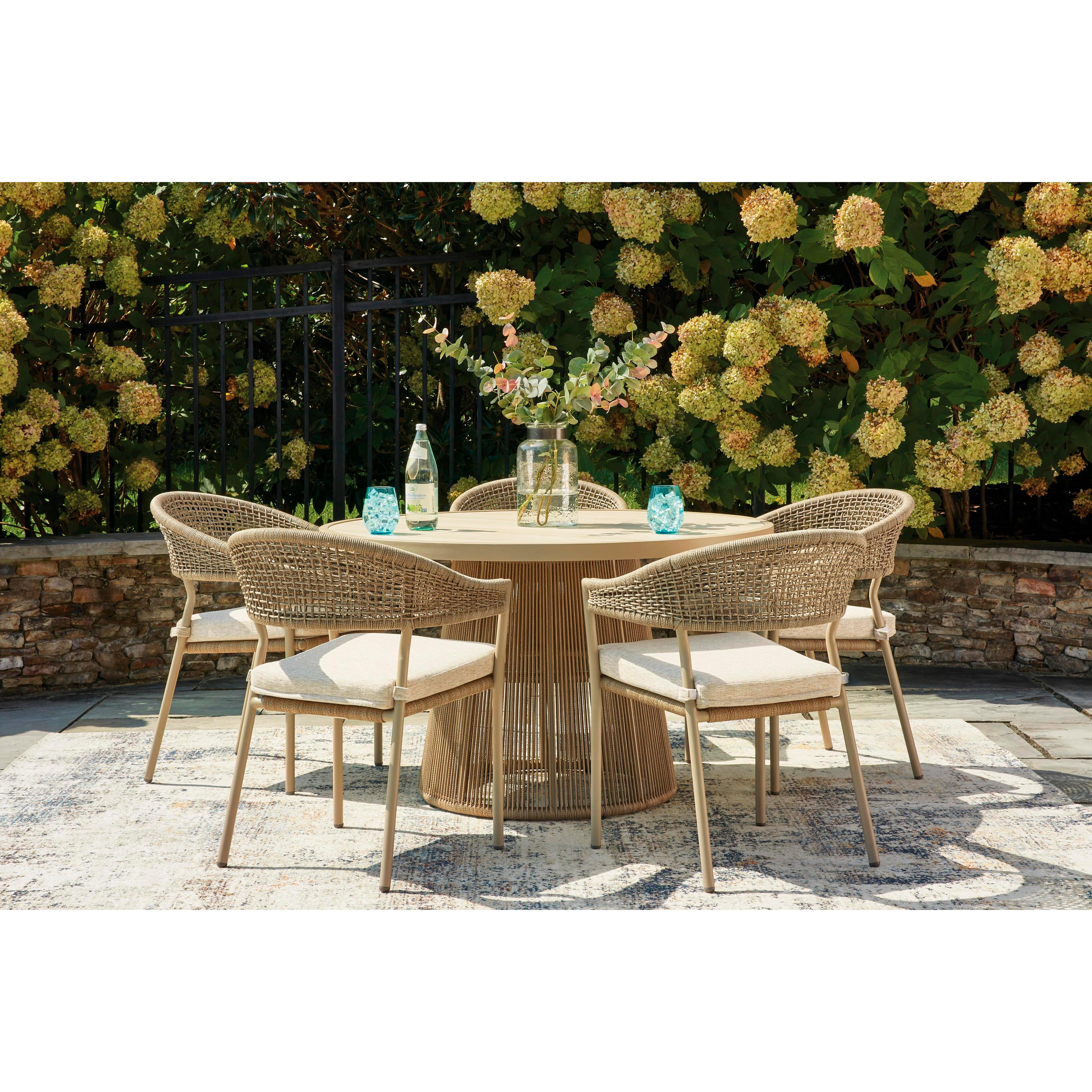 Signature Design by Ashley Orchard Beach PCP373P2 Outdoor Dining Table - Image 6
