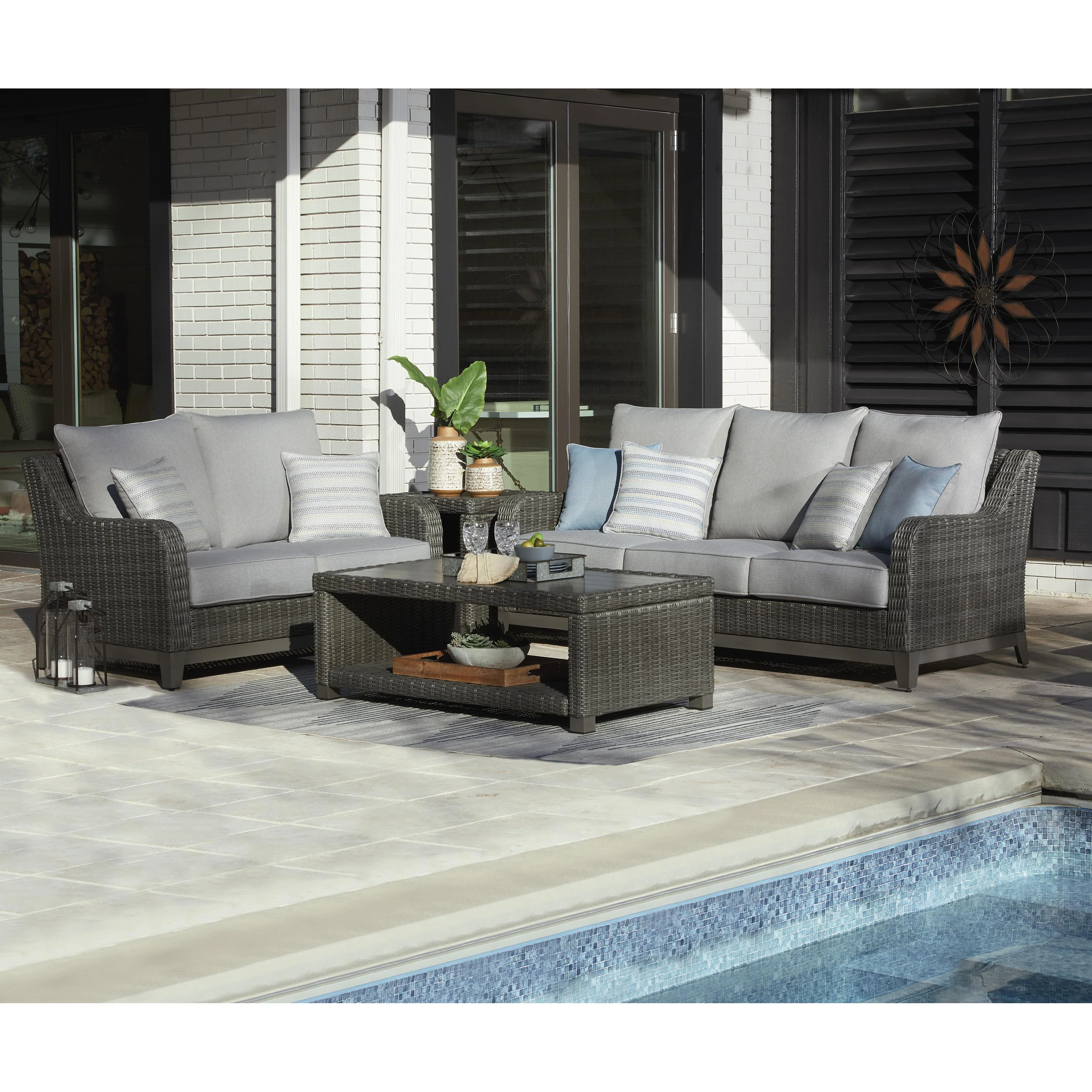 Signature Design by Ashley Elite Park P518-702 Square End Table - Image 8