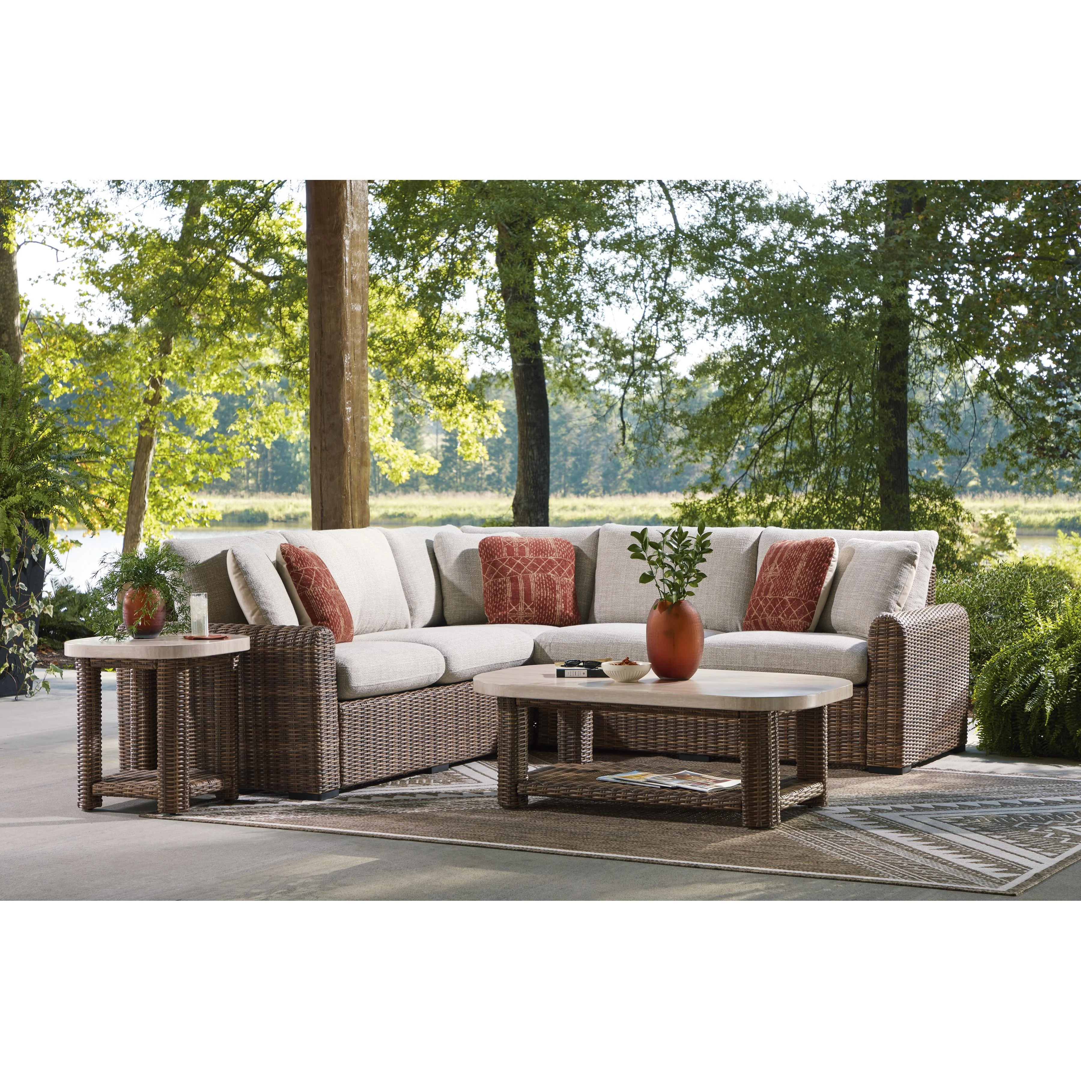 Signature Design by Ashley Dolan Creek PCP610-702 Square End Table - Image 9