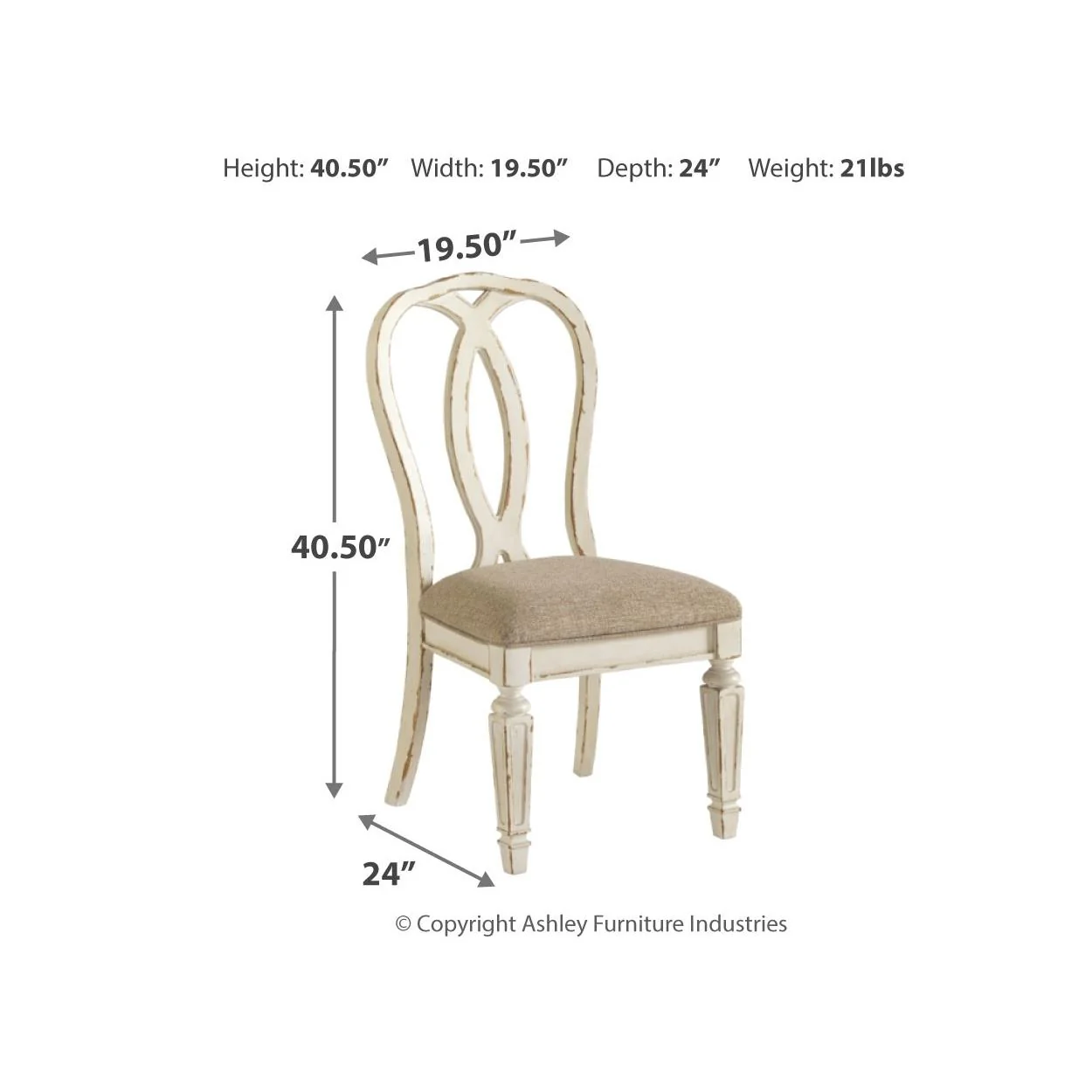 Signature Design by Ashley Realyn D743D2 5 pc Dining Set - Image 7