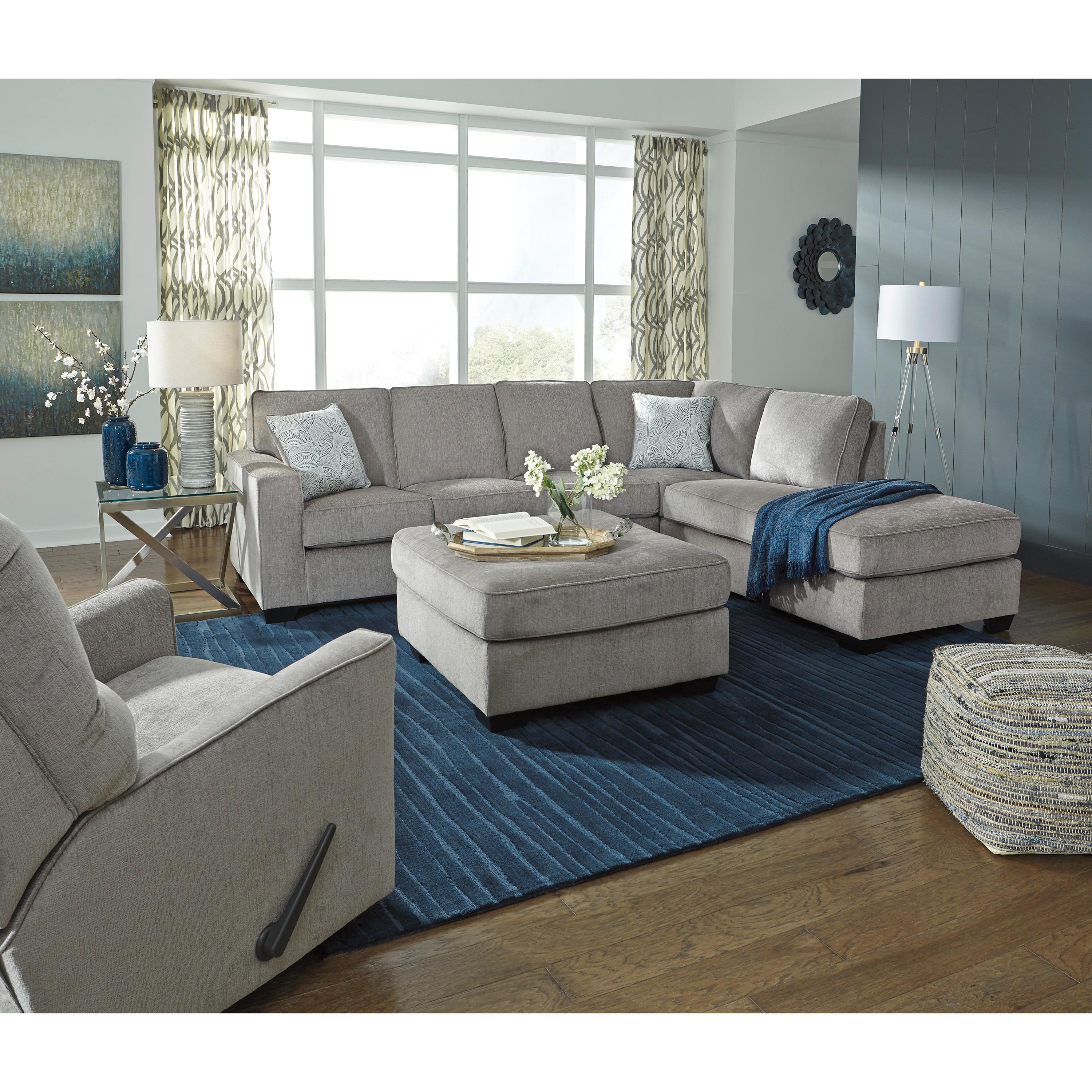 Signature Design by Ashley Altari Rocker Fabric Recliner 8721425 - Image 10