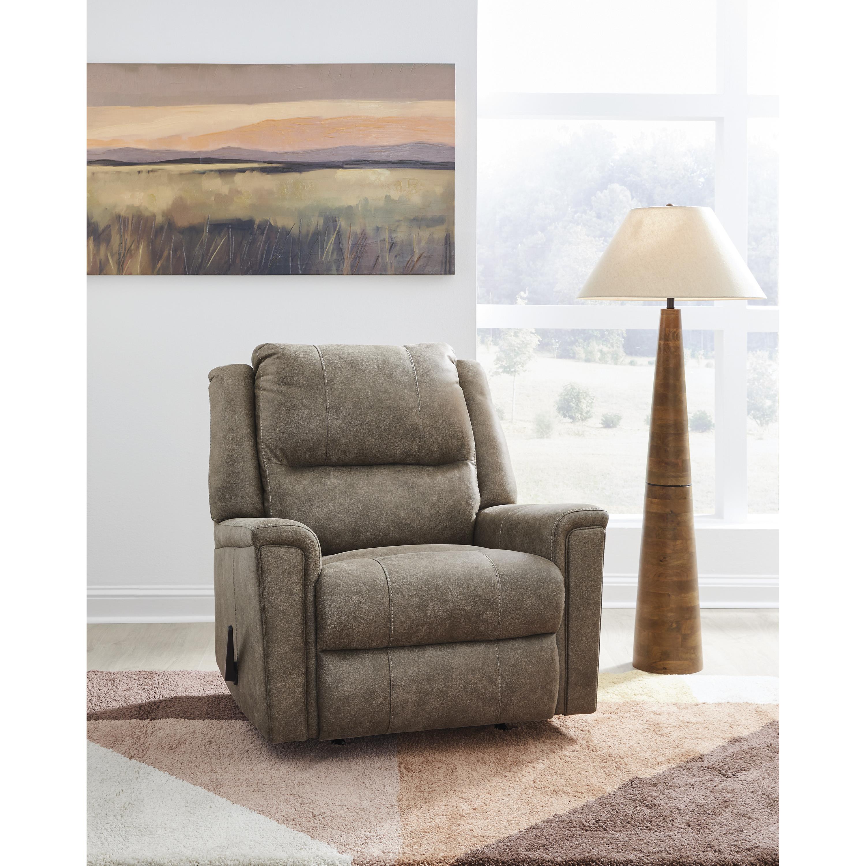 Signature Design by Ashley Lixtowel Rocker Leather Look Recliner PC5300525C - Image 7
