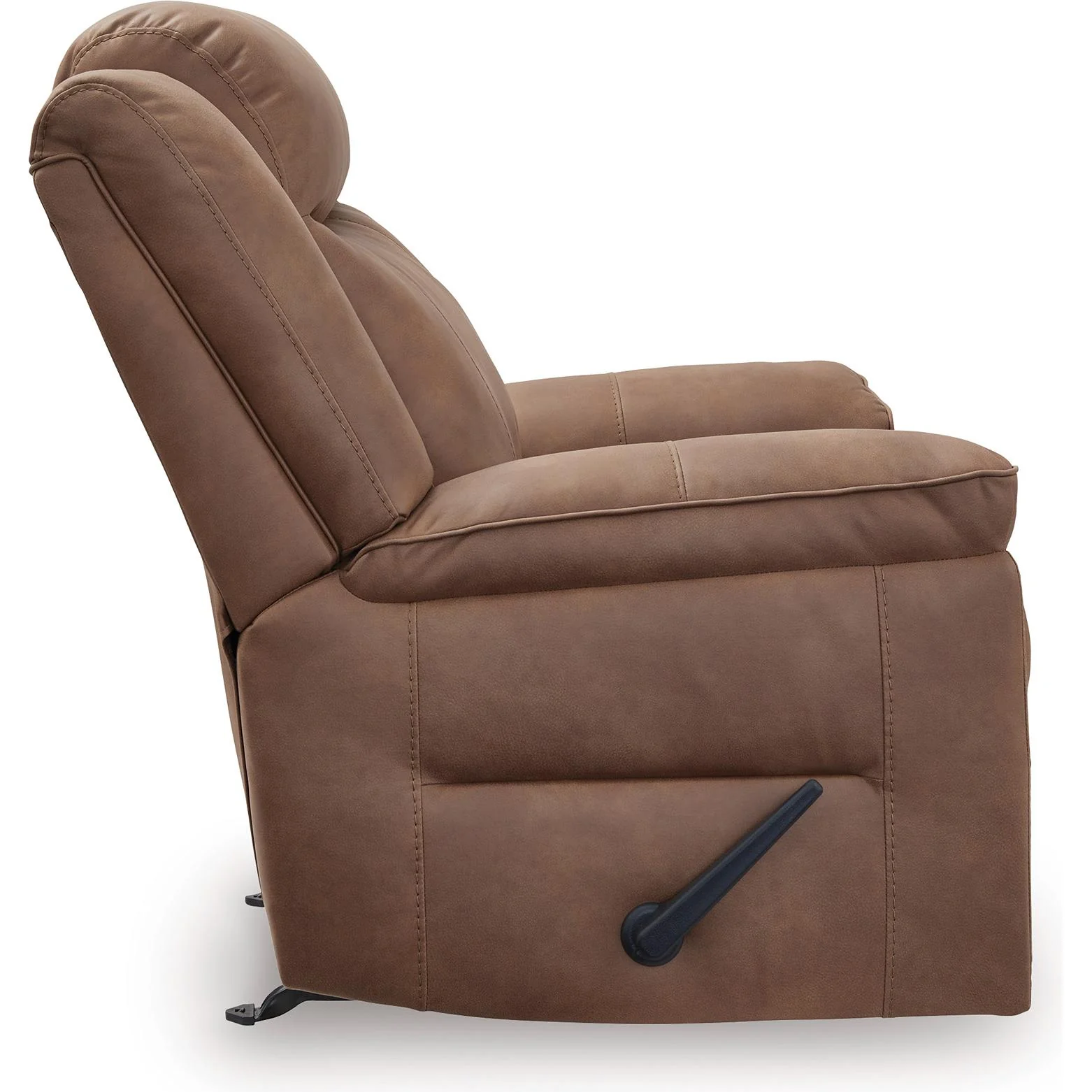 Signature Design by Ashley Status Check Rocker Leather Look Recliner PC6530825C - Image 4