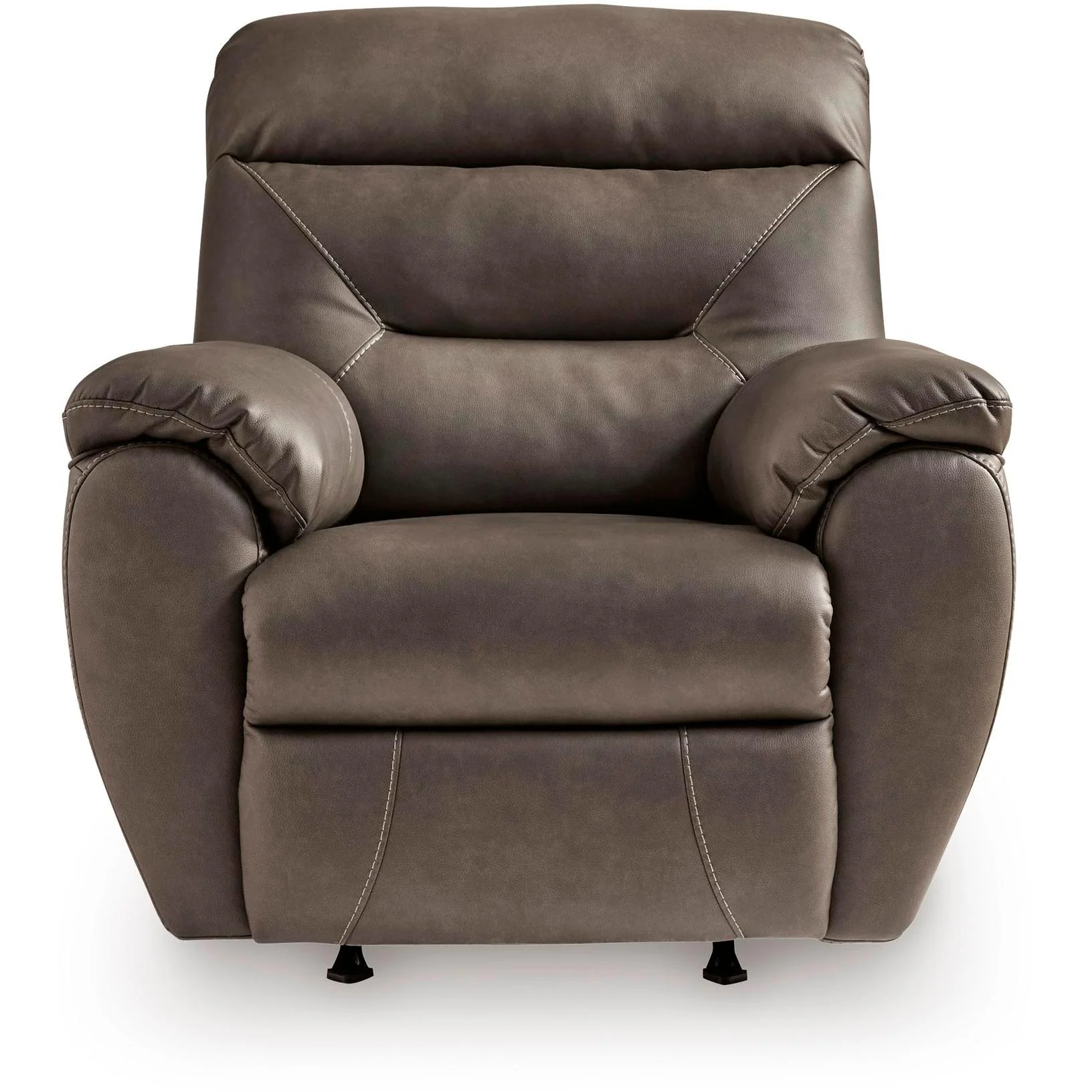 Signature Design by Ashley Elksworth Rocker Leather Look Recliner PC8400325 - Image 3