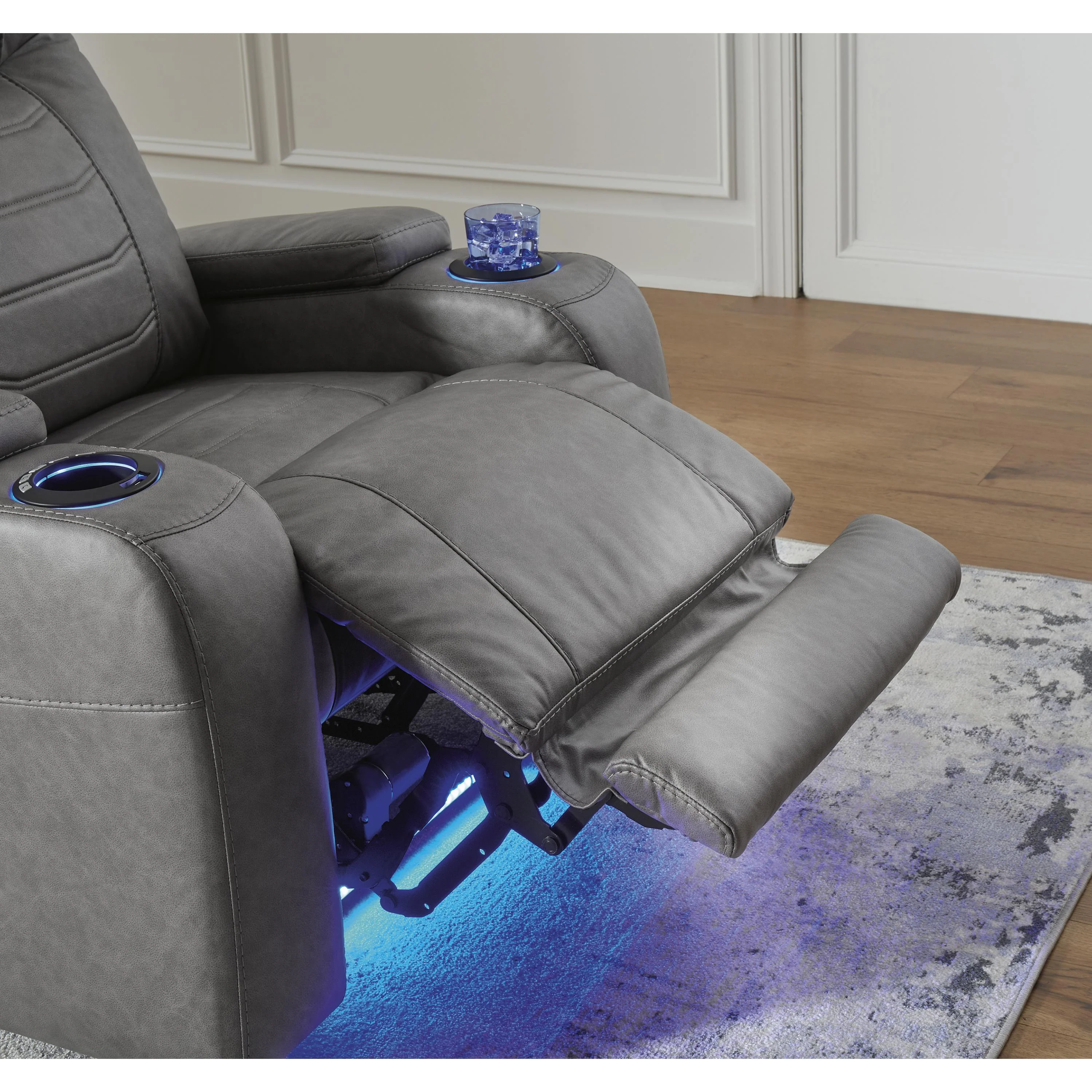 Signature Design by Ashley Schooner Rocks 1610213 Power Recliner with Adjustable Headrest - Image 9