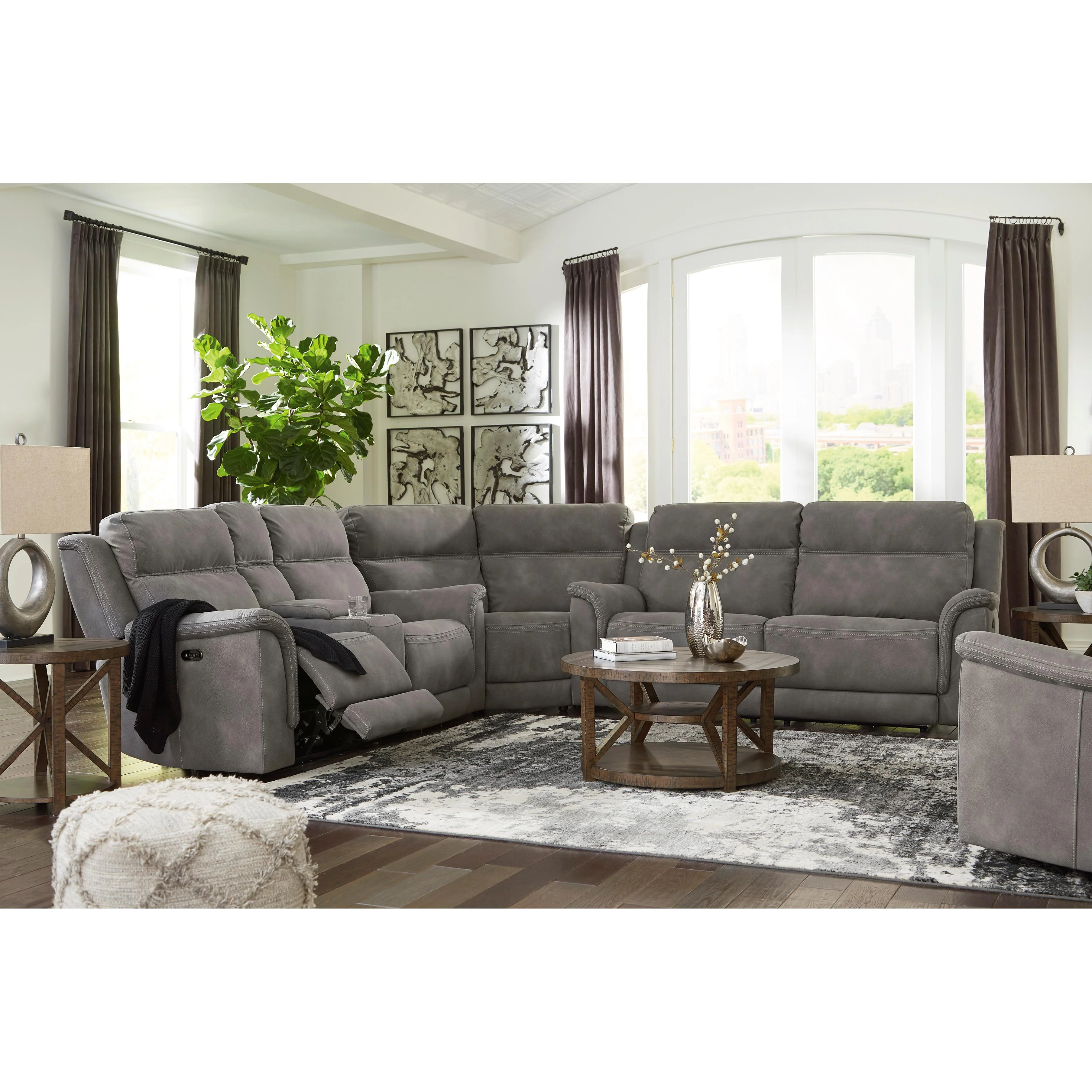 Signature Design by Ashley Next-Gen Durapella 5930113C Power Recliner with Adjustable Headrest - Image 12
