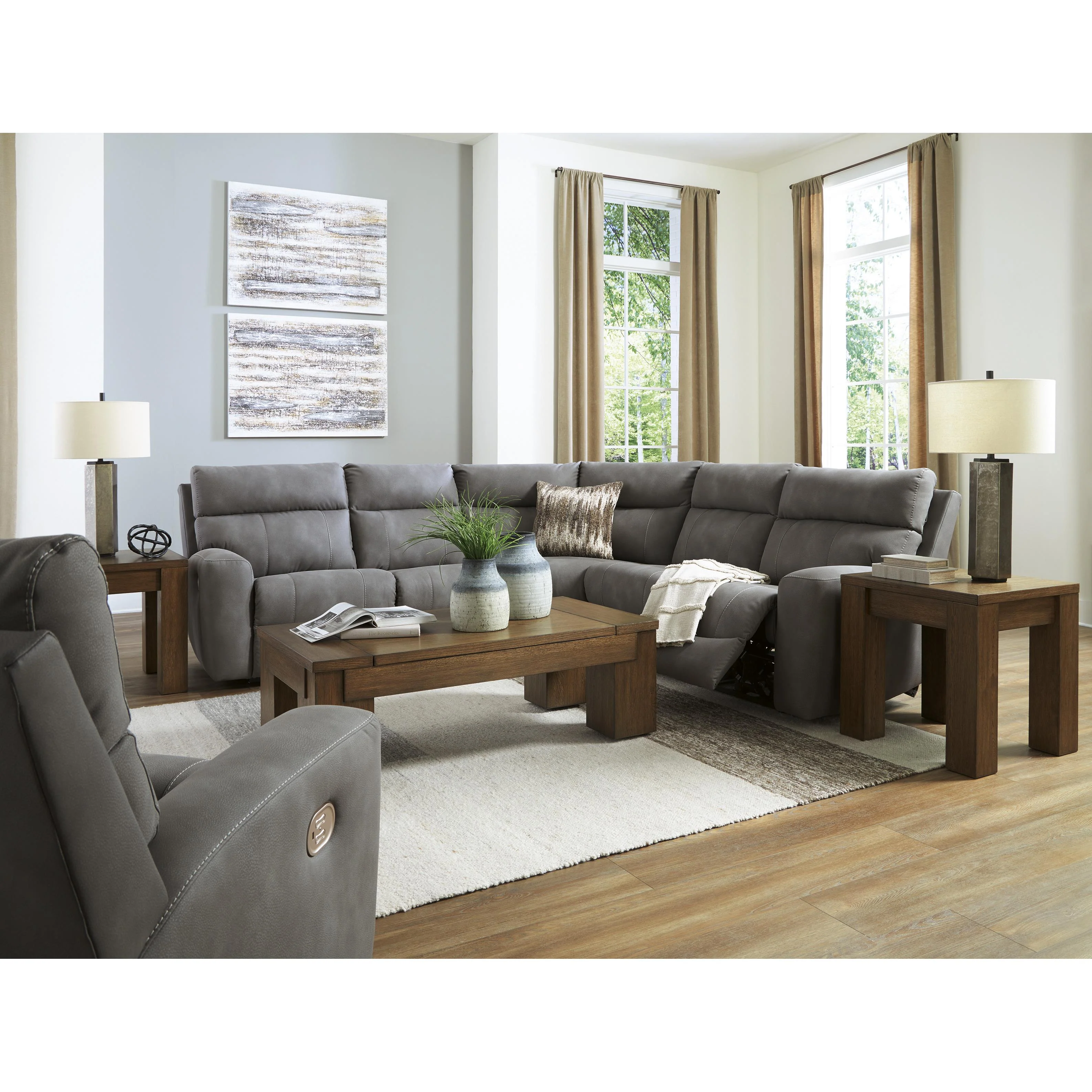 Signature Design by Ashley Next-Gen DuraPella 6100313 Power Recliner with Adjustable Headrest - Image 10