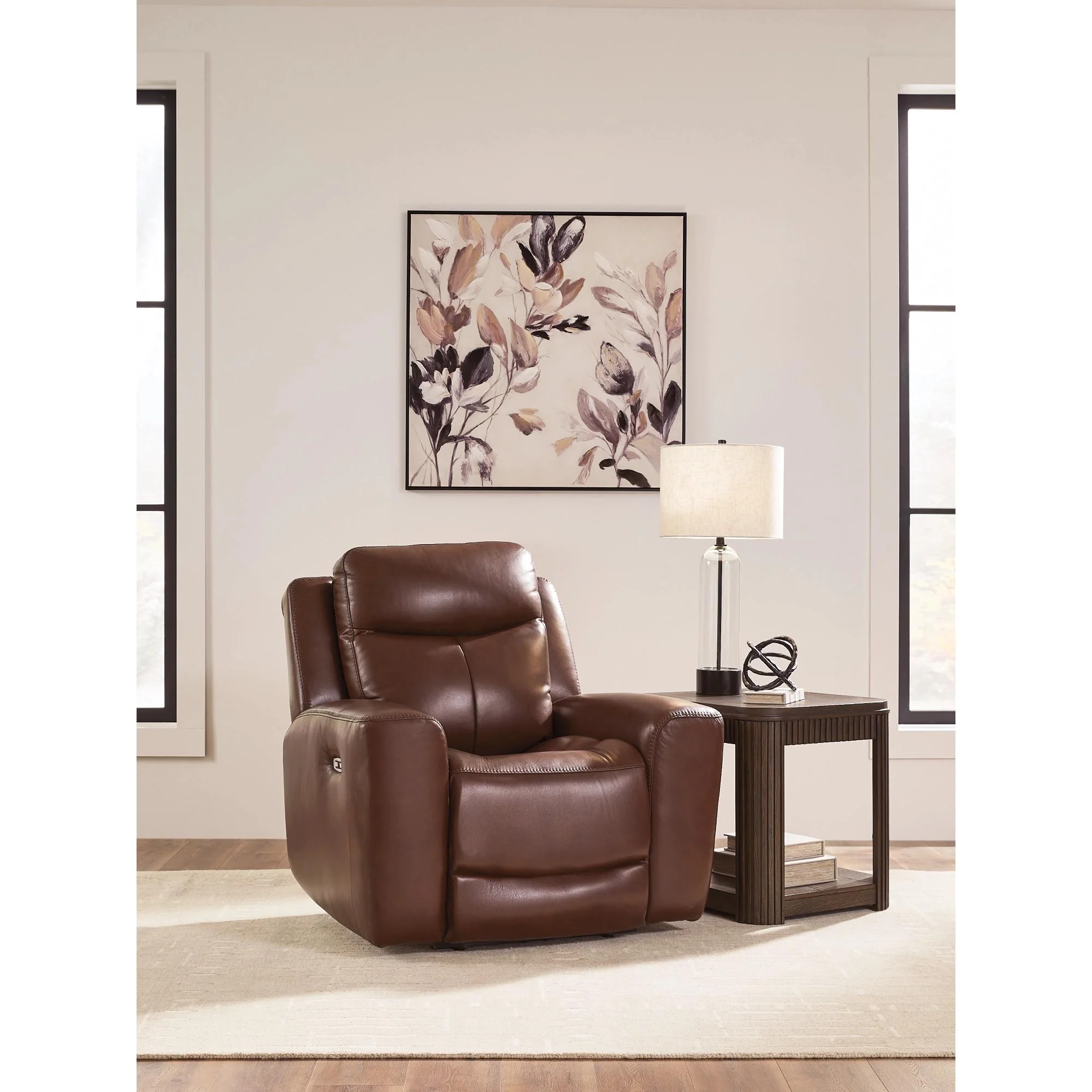 Signature Design by Ashley Next Move Power Leather Match Recliner PCU1210213 - Image 7