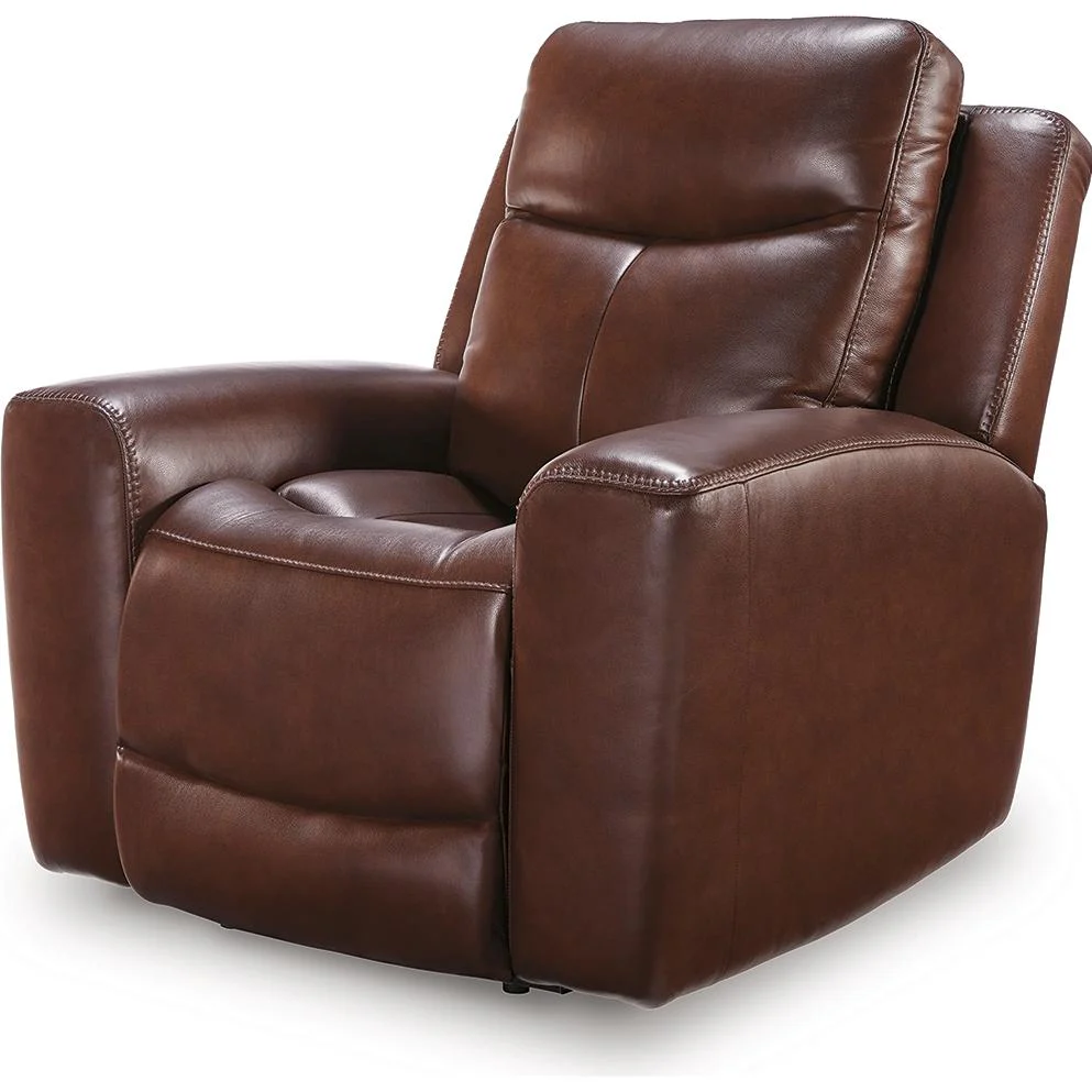 Signature Design by Ashley Next Move Power Leather Match Recliner PCU1210213C - Image 4