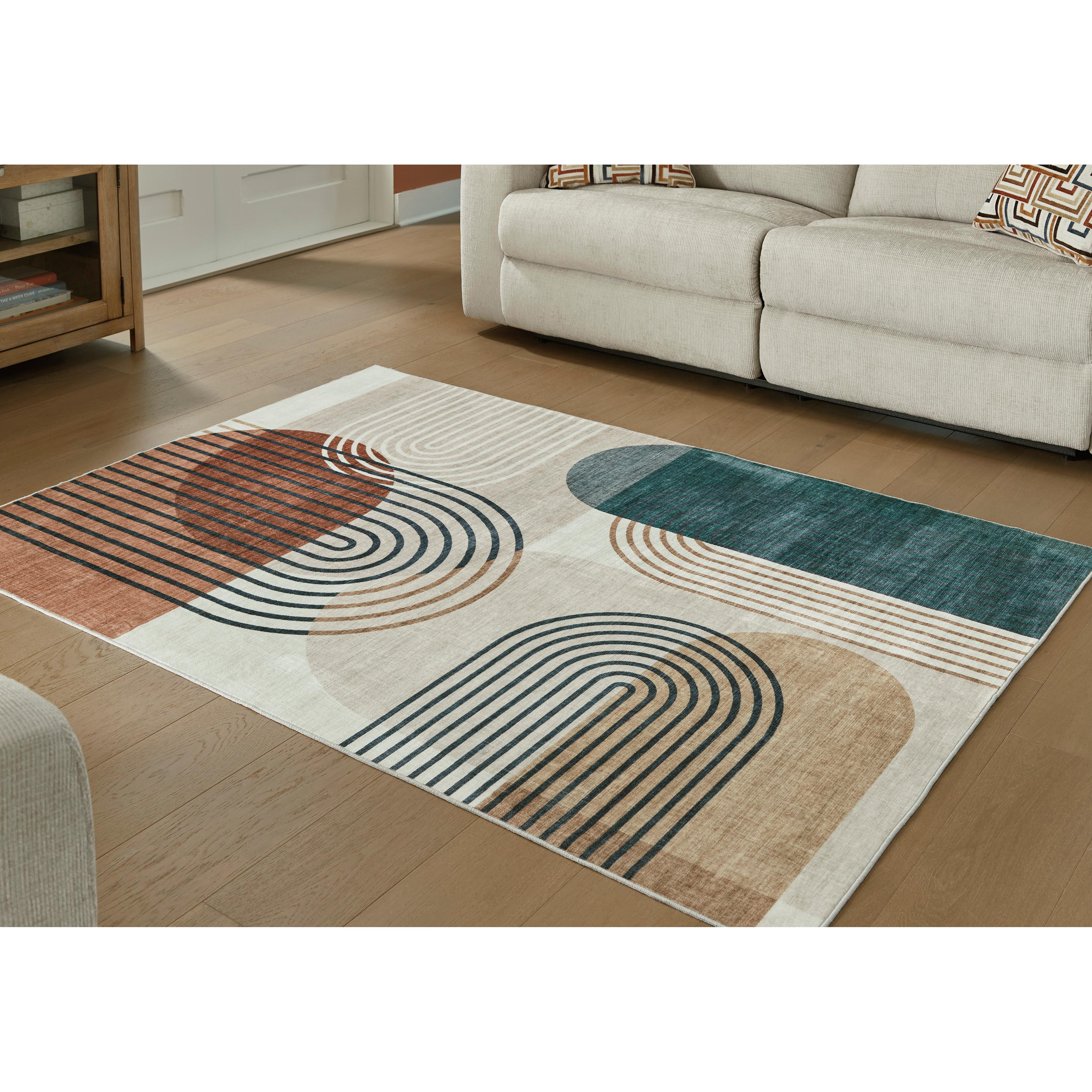 Signature Design by Ashley Farrendale R407381 Washable Large Rug - Image 2