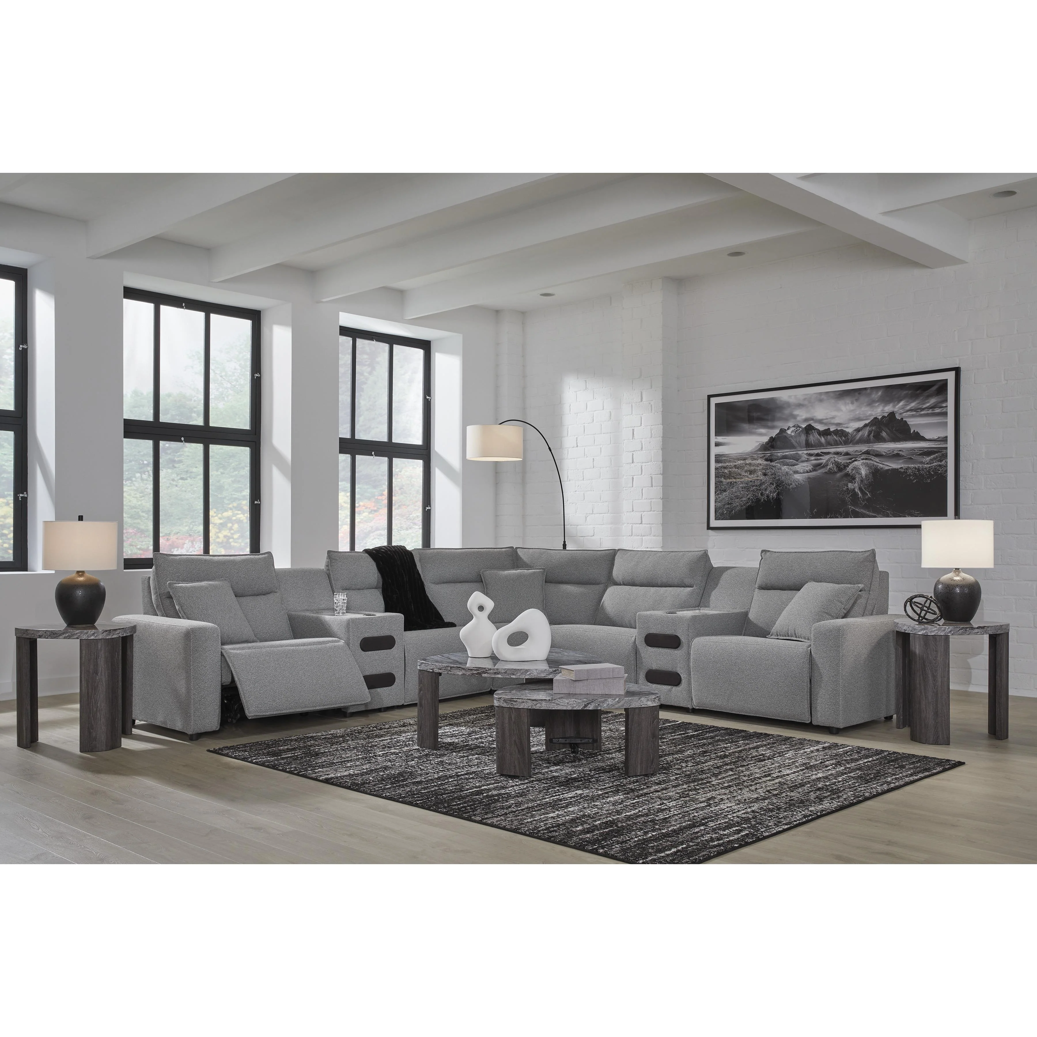Signature Design by Ashley ModMax II 6590660 Console with Audio System - Image 4