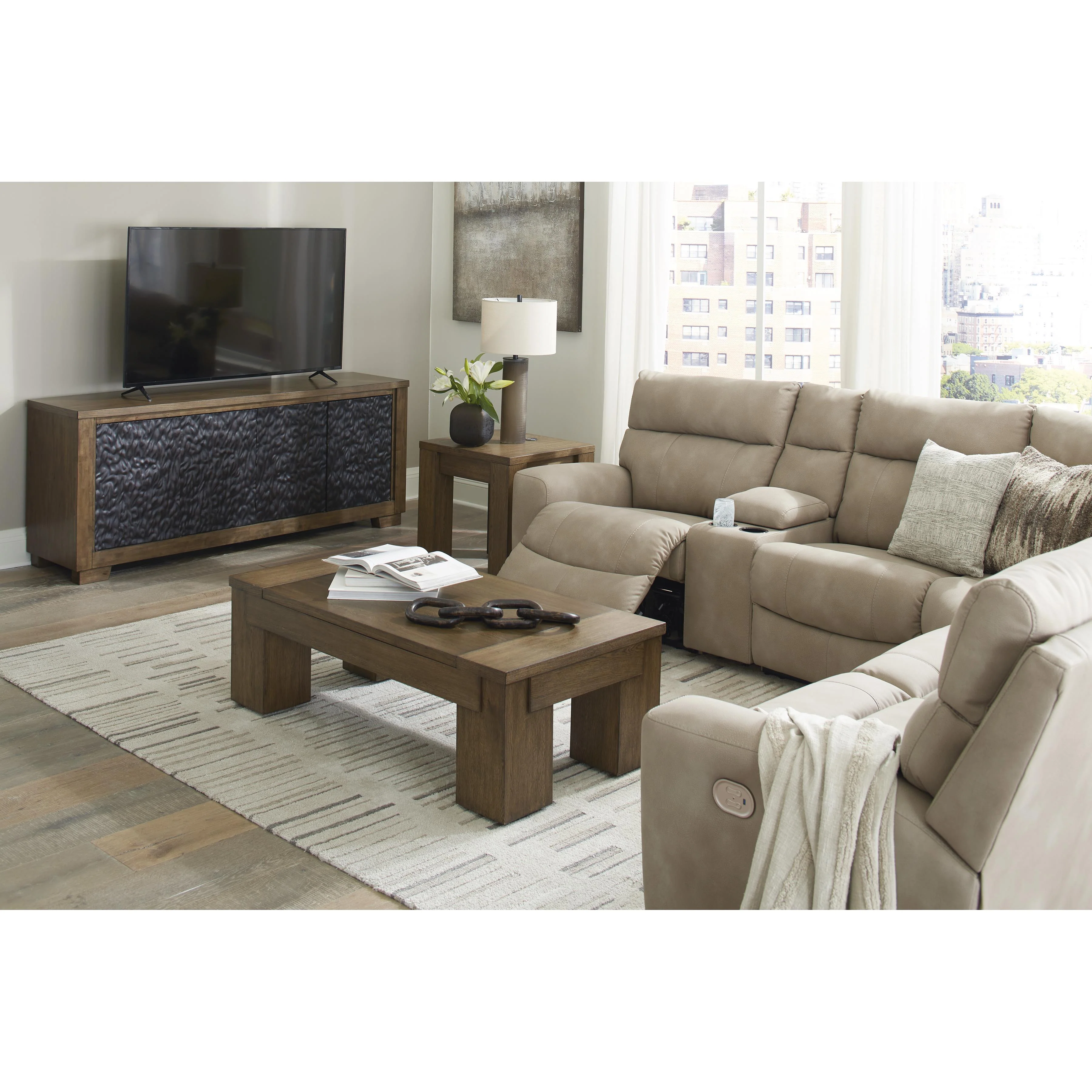 Signature Design by Ashley Next-Gen DuraPella 61004S7 6 pc Power Reclining Sectional - Image 7