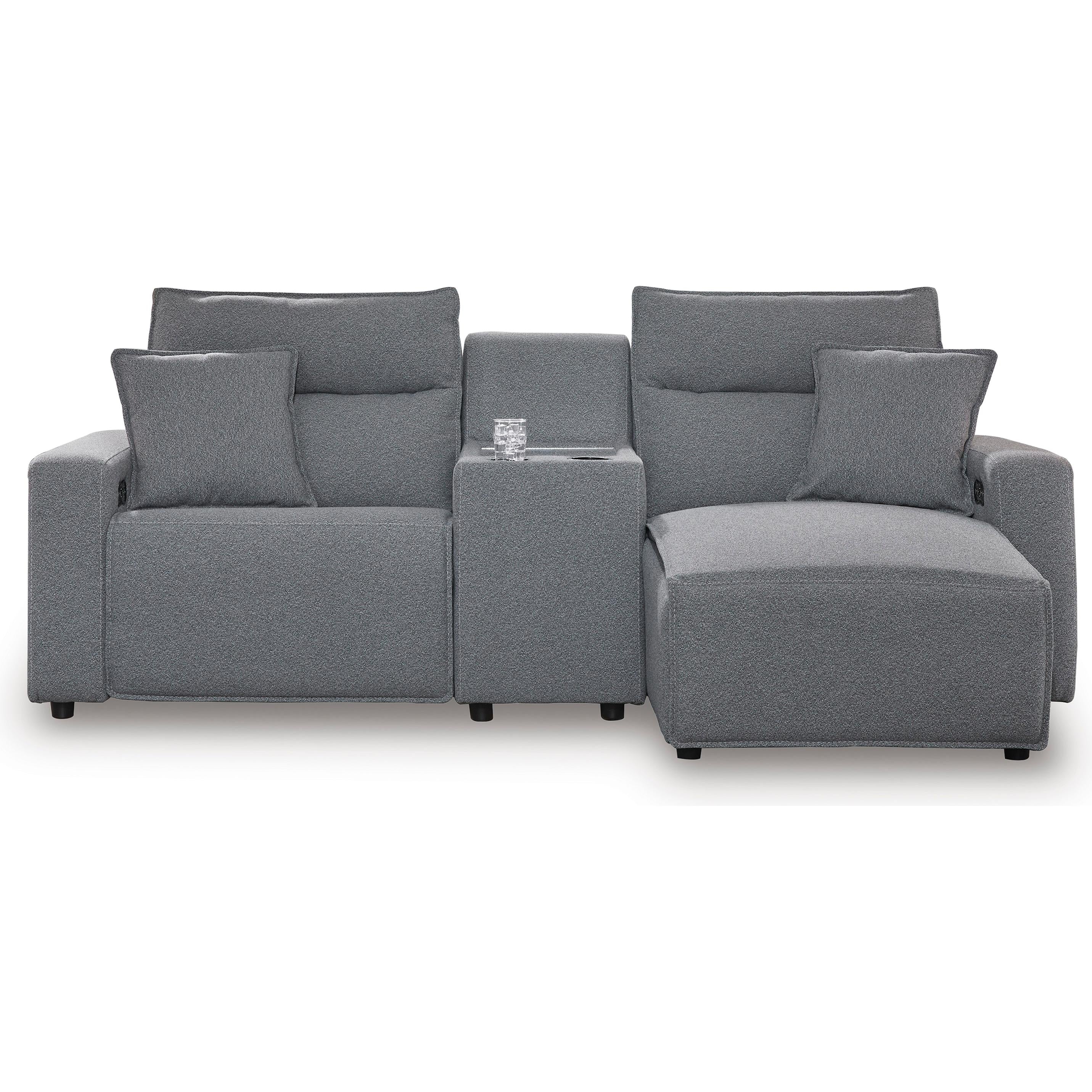 Signature Design by Ashley Modmax 65906S4 3 pc Power Reclining Sectional with Chaise